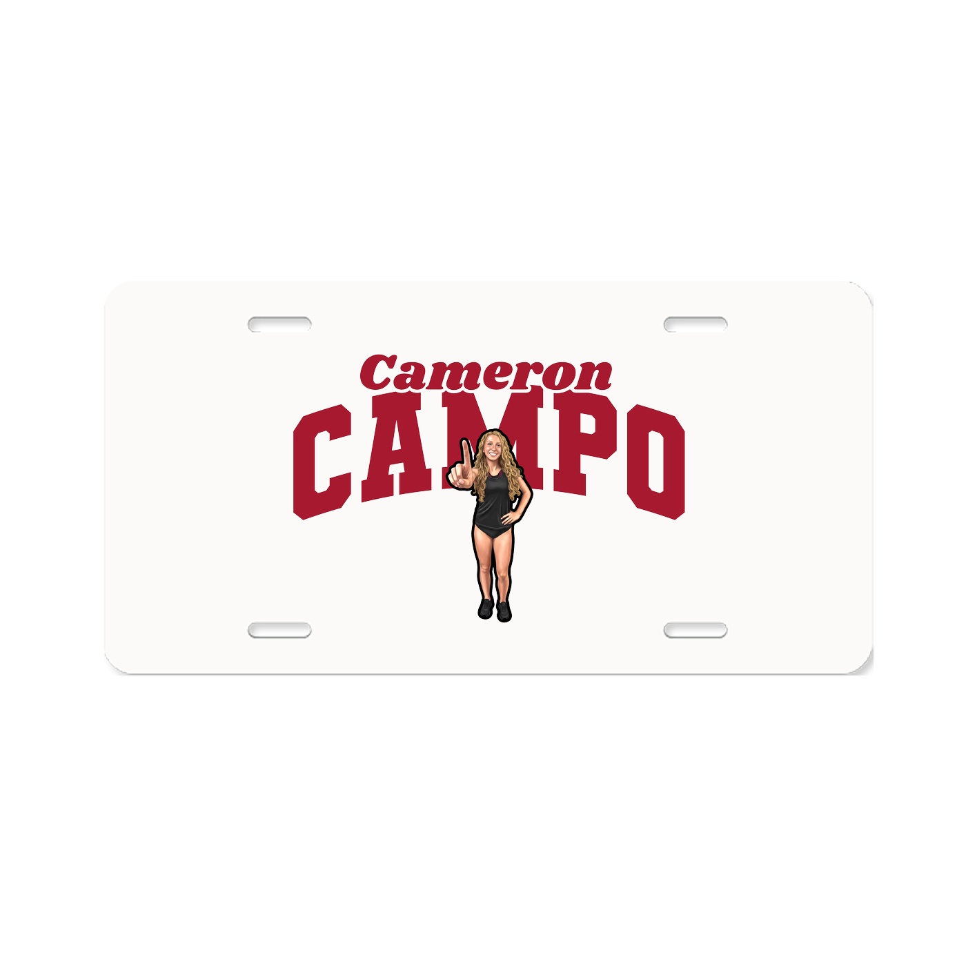 License Plate — Signature Arch in Classic