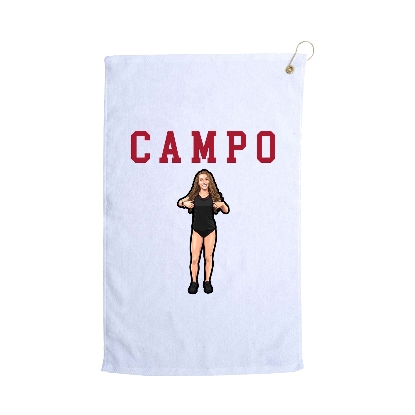 Golf Towel — Shirsey in White