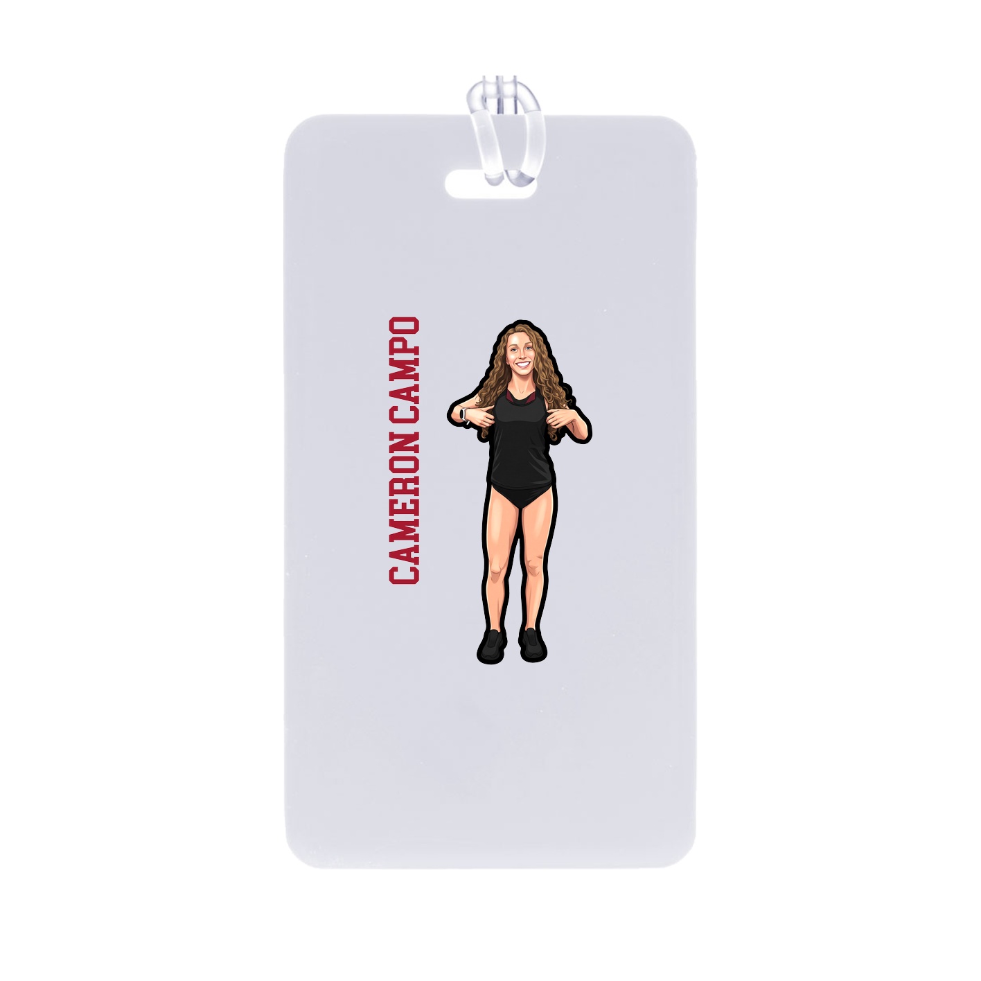 Bag Tag — Name Vertical in Classic