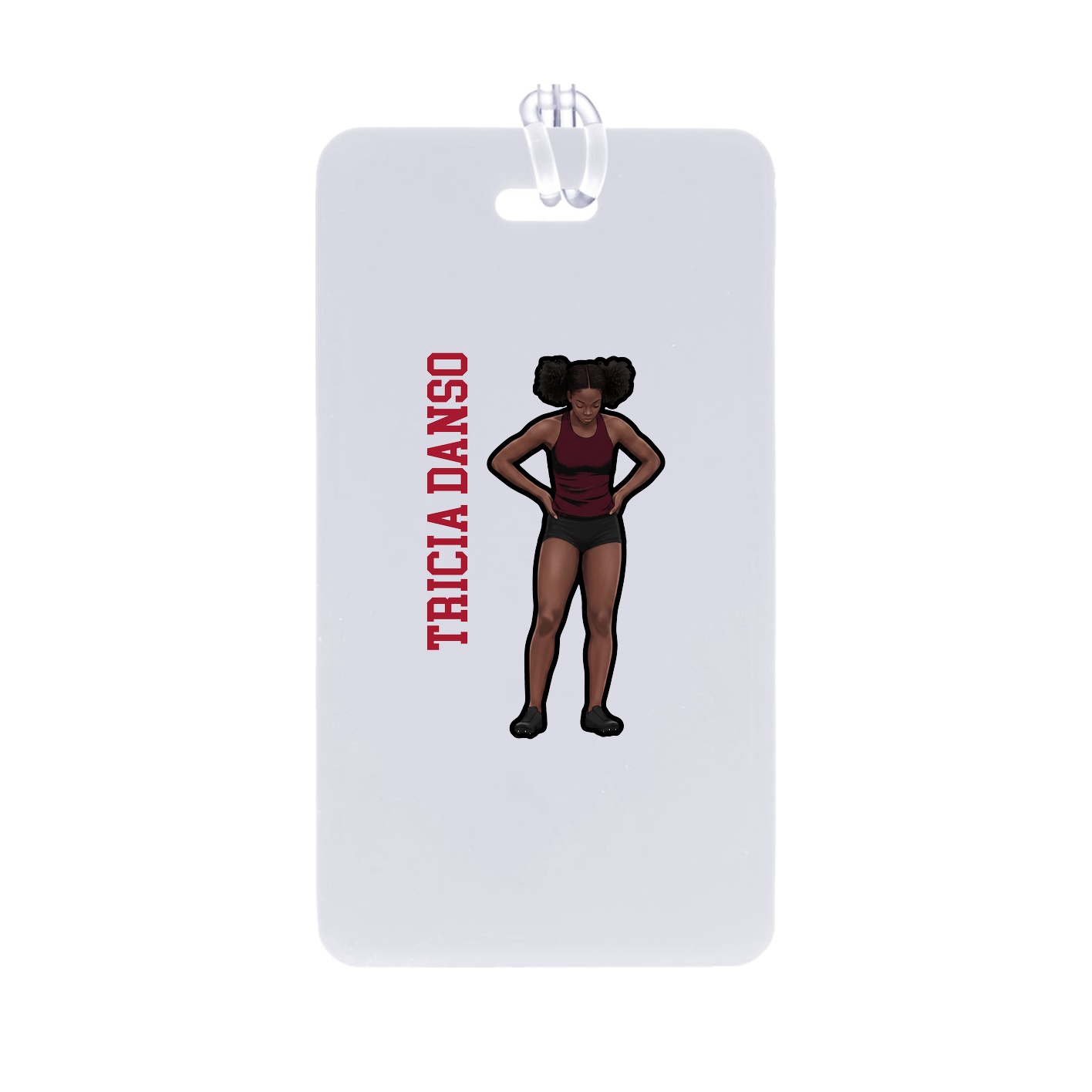 Bag Tag — Name Vertical in Classic