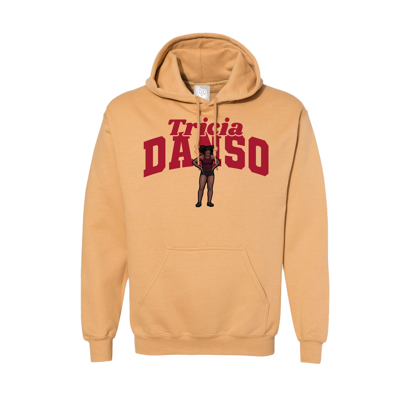 Hoodie — Signature Arch in Vegas Gold