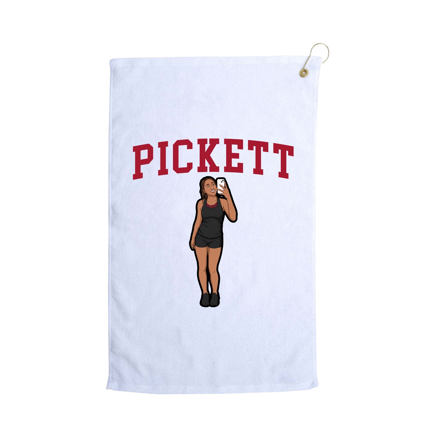 Golf Towel — Shirsey in White