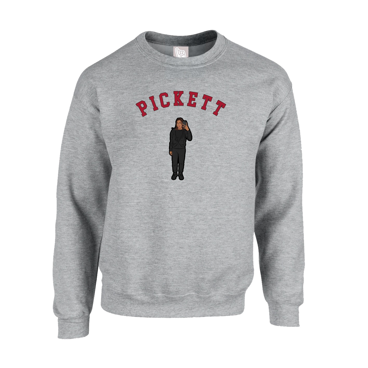Fleece Crew — Shirsey Arch in Grey