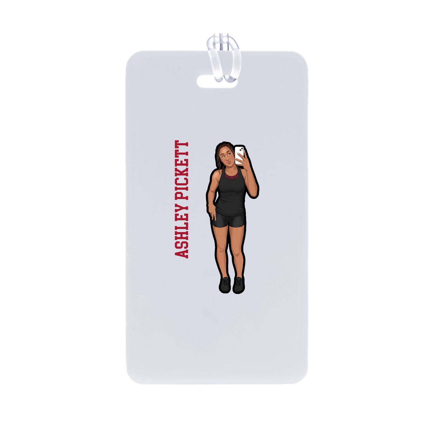 Bag Tag — Name Vertical in Classic