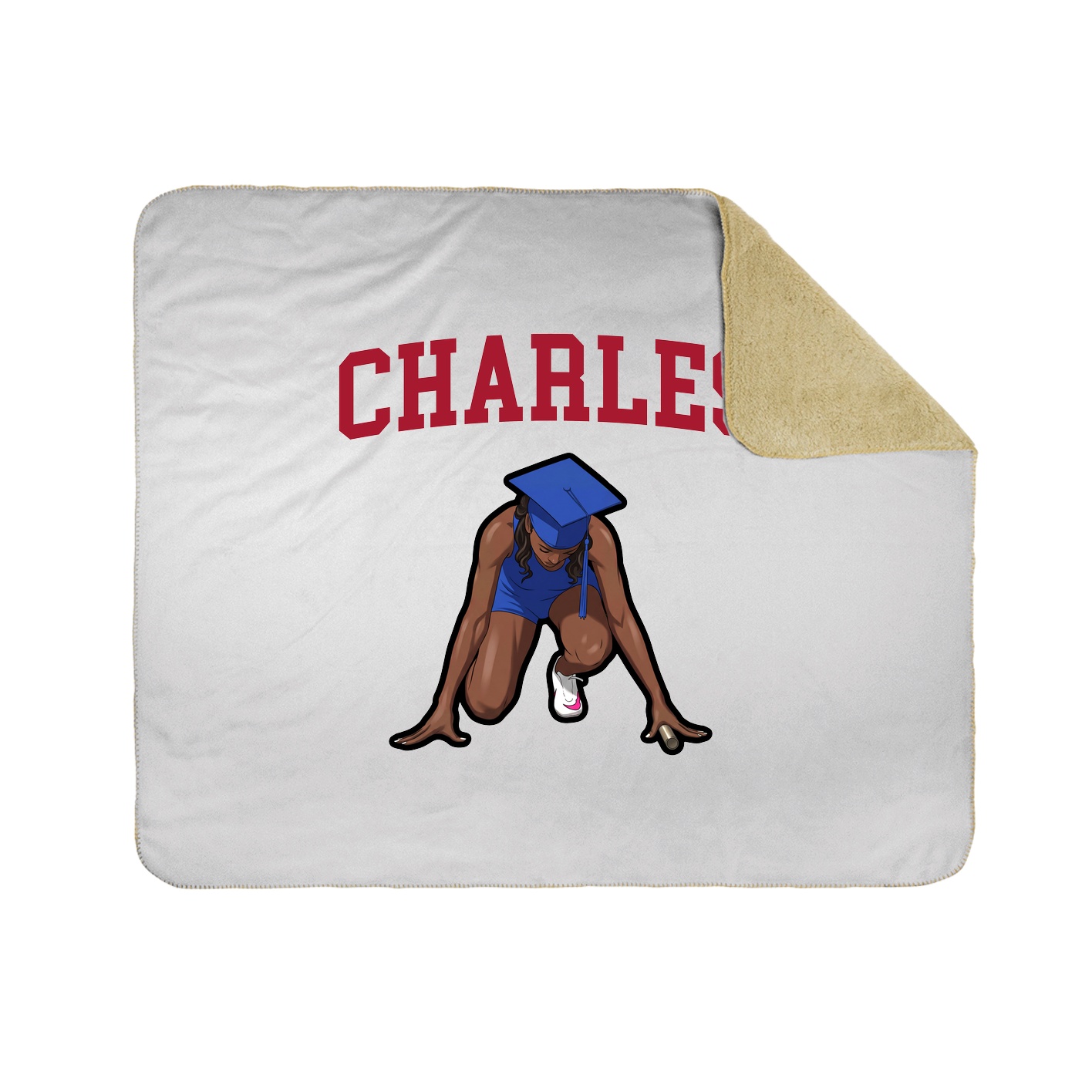 Throw Blanket — Shirsey in White