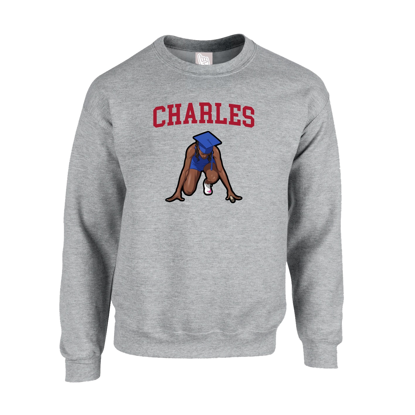 Fleece Crew — Shirsey in Grey