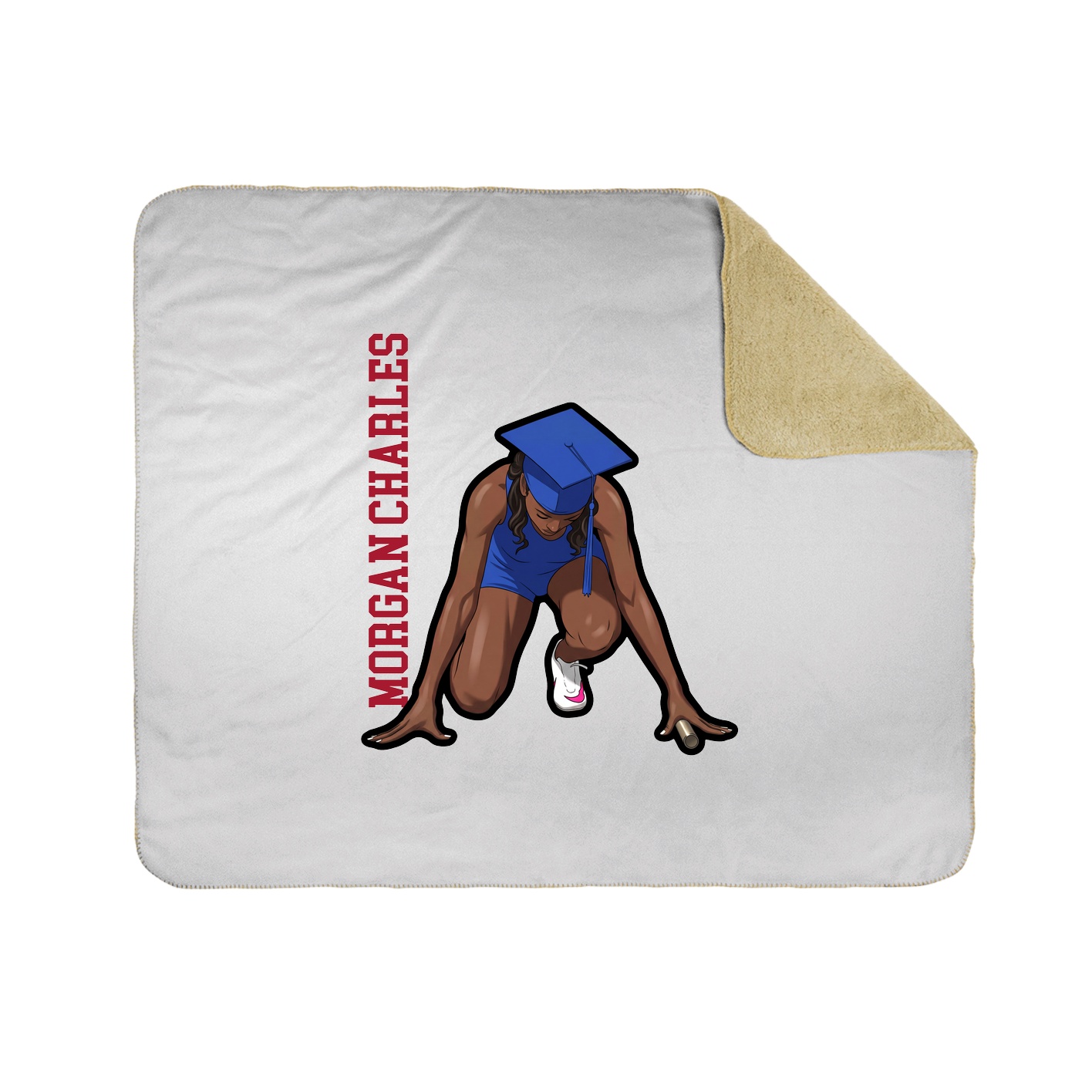 50x60 Sherpa Lined Throw Blanket