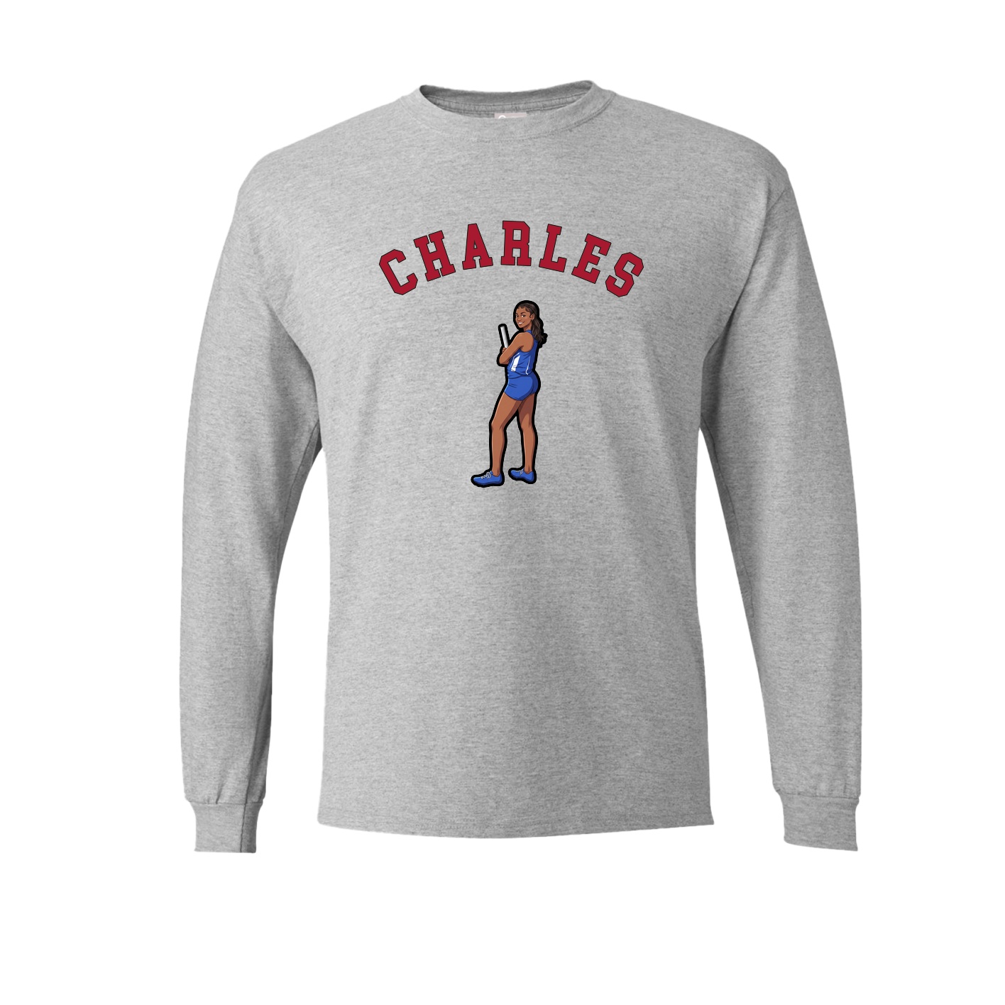 Long Sleeve Tee — Shirsey Arch in Grey