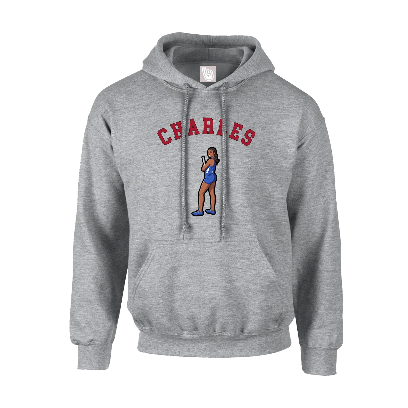 Youth Hoodie — Shirsey Arch in Grey