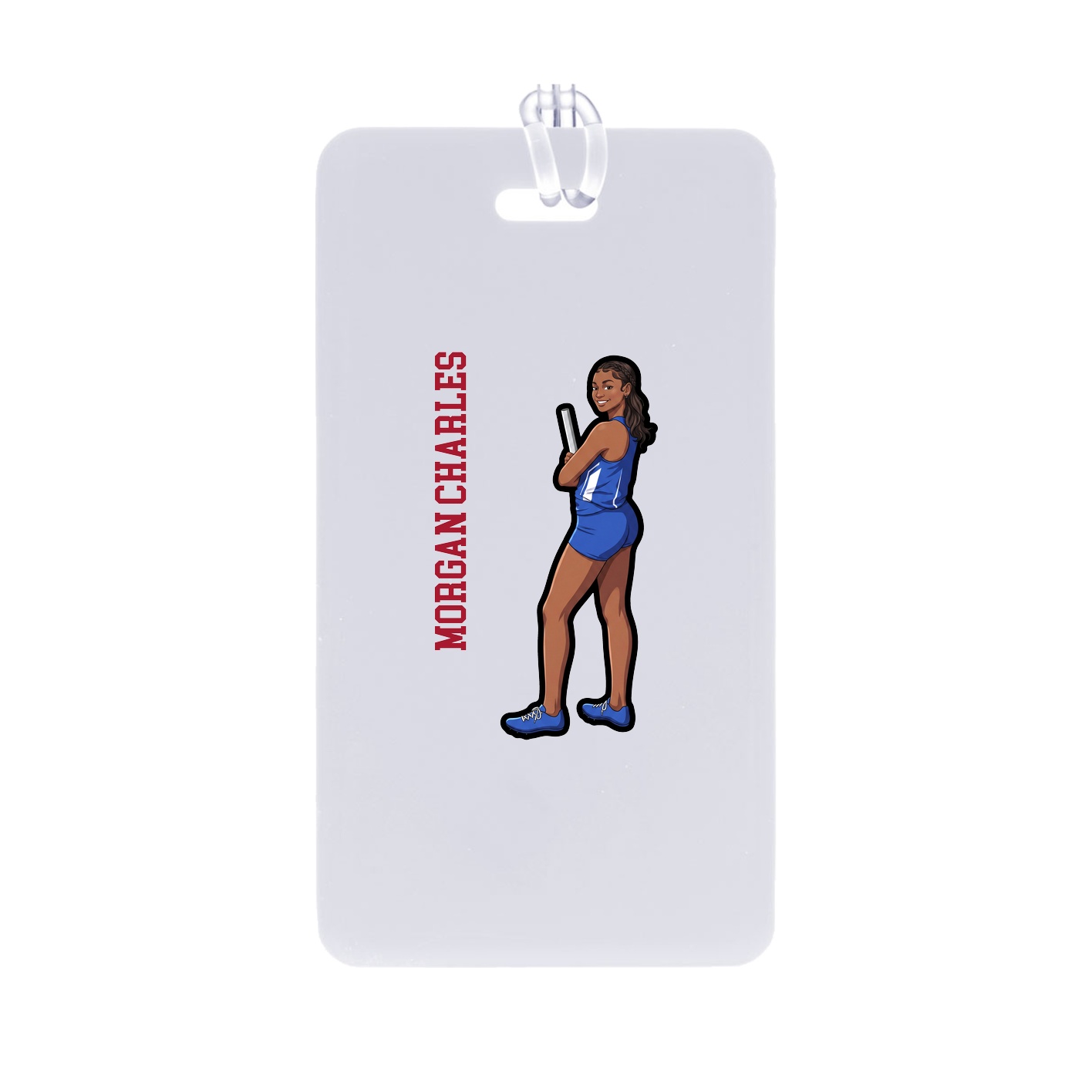 Bag Tag — Name Vertical in Classic