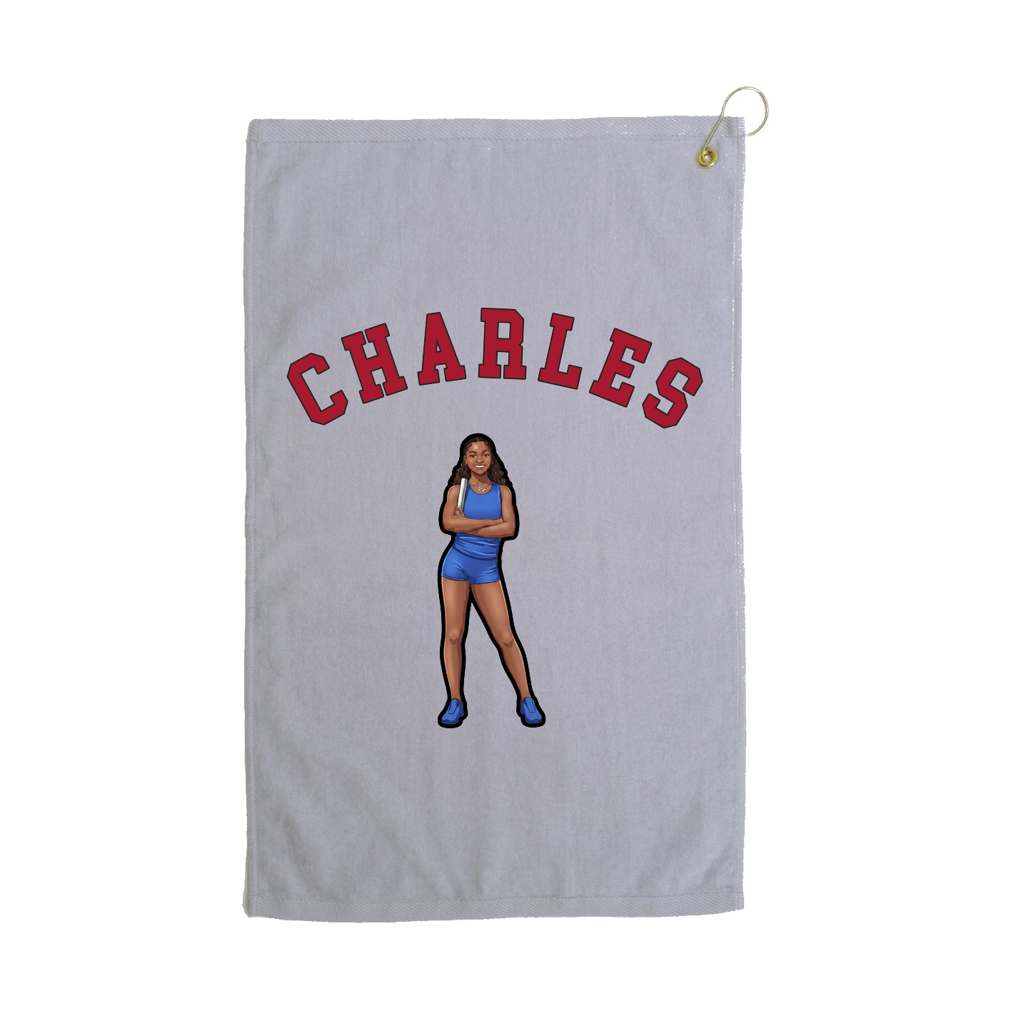 Golf Towel — Shirsey Arch in Grey