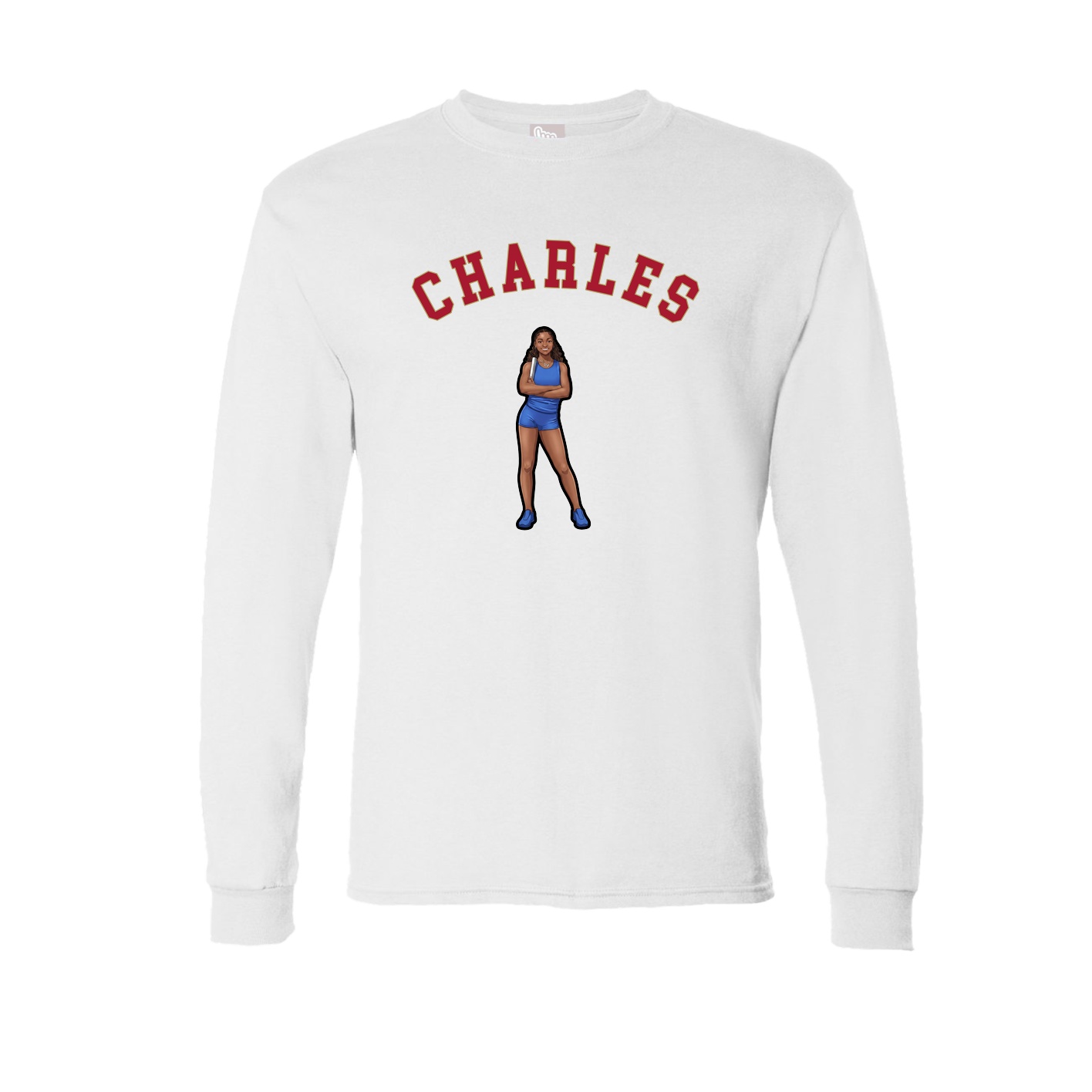 Long Sleeve Tee — Shirsey Arch in White