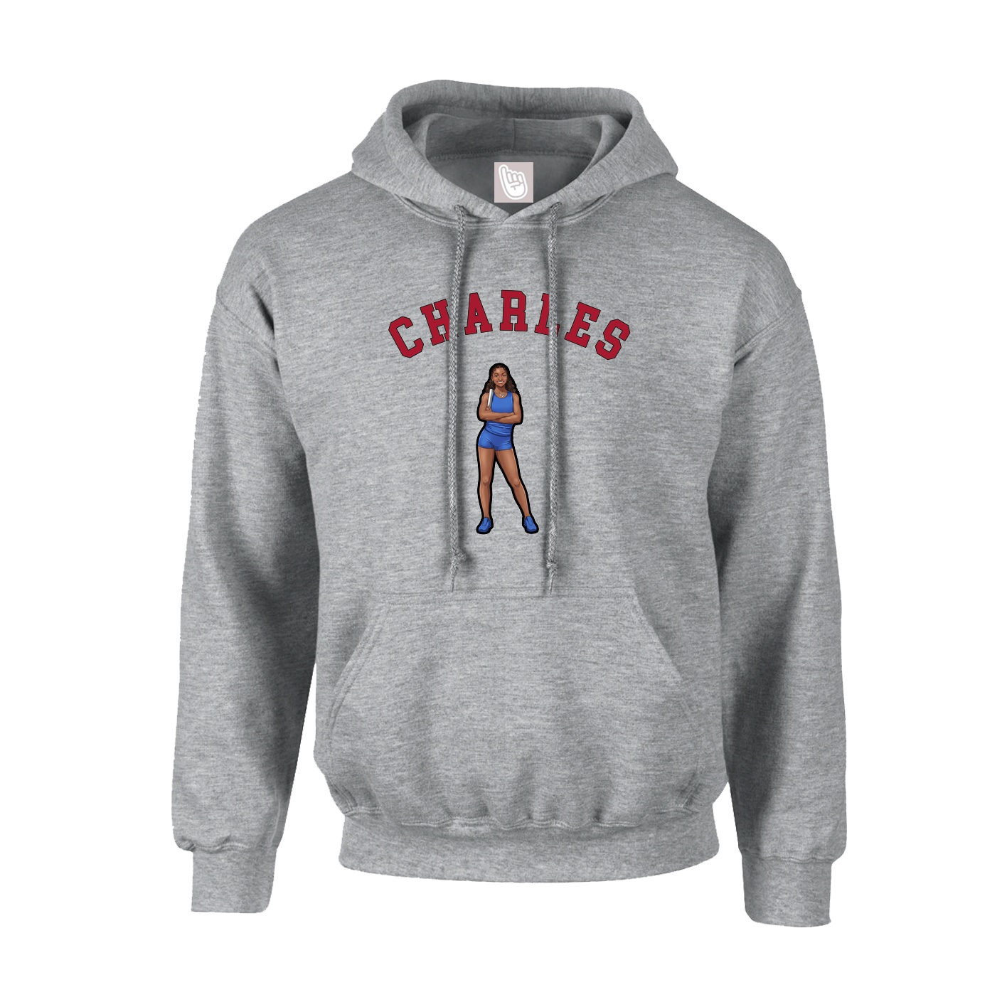 Hoodie — Shirsey Arch in Grey