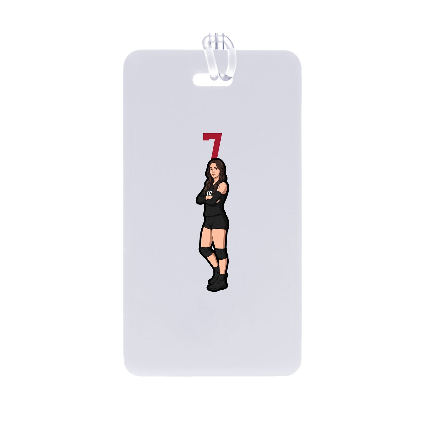 Bag Tag — Number Top in Classic