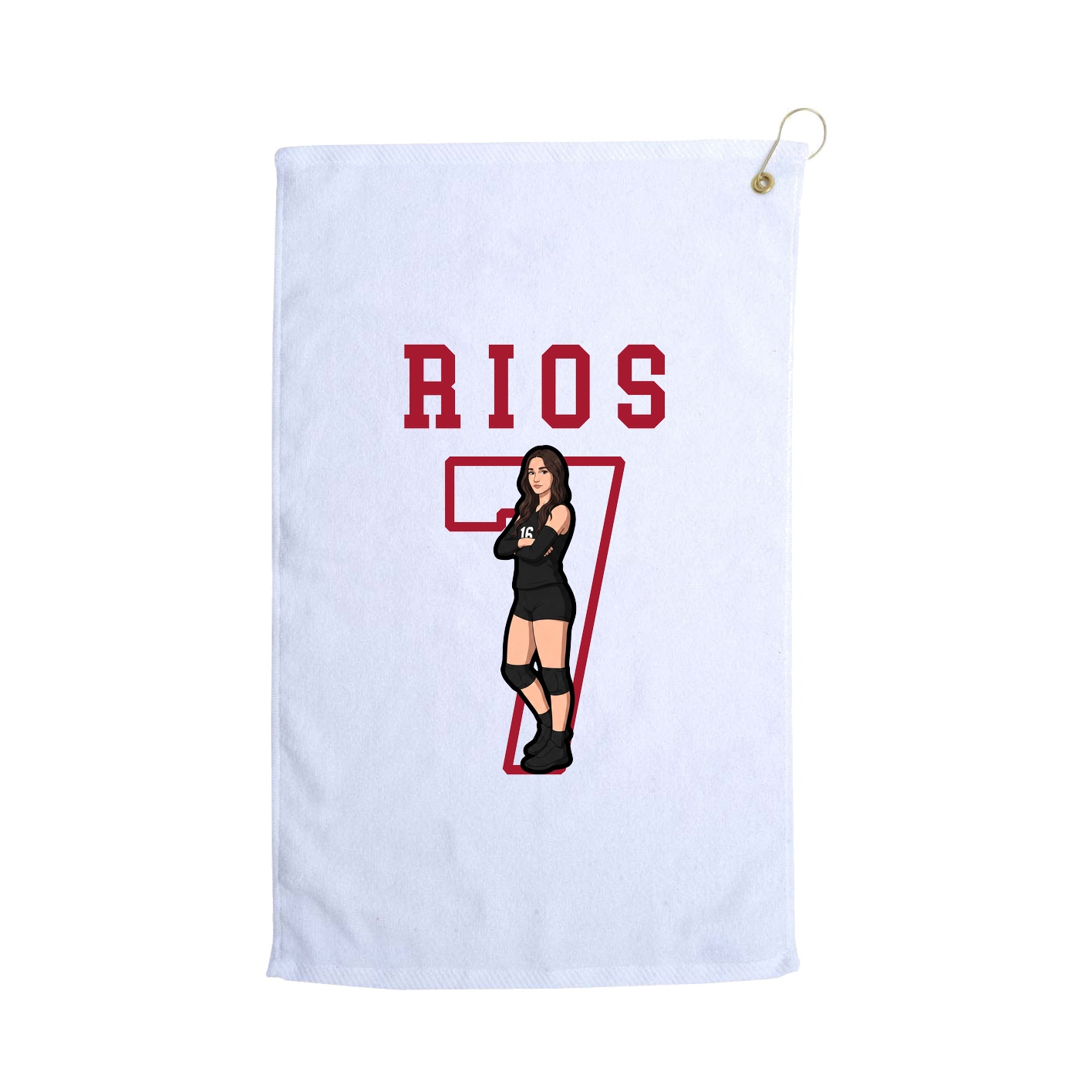 Golf Towel — Shirsey in White