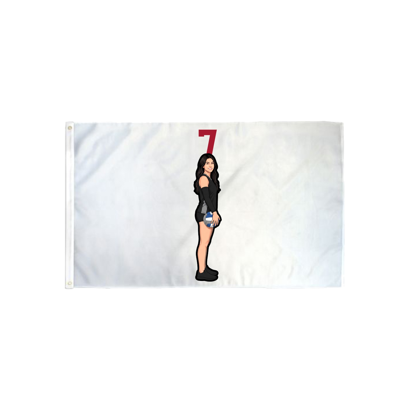 3x5 Flag — Number Top in Classic