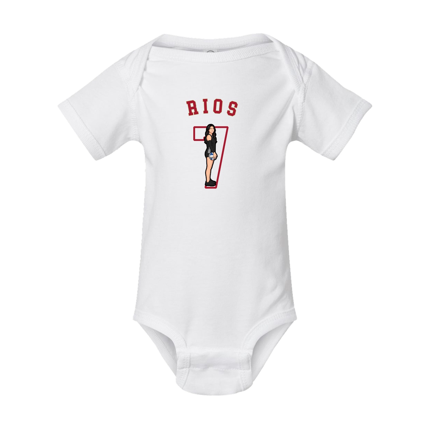 Baby Onesie — Shirsey Arch in White