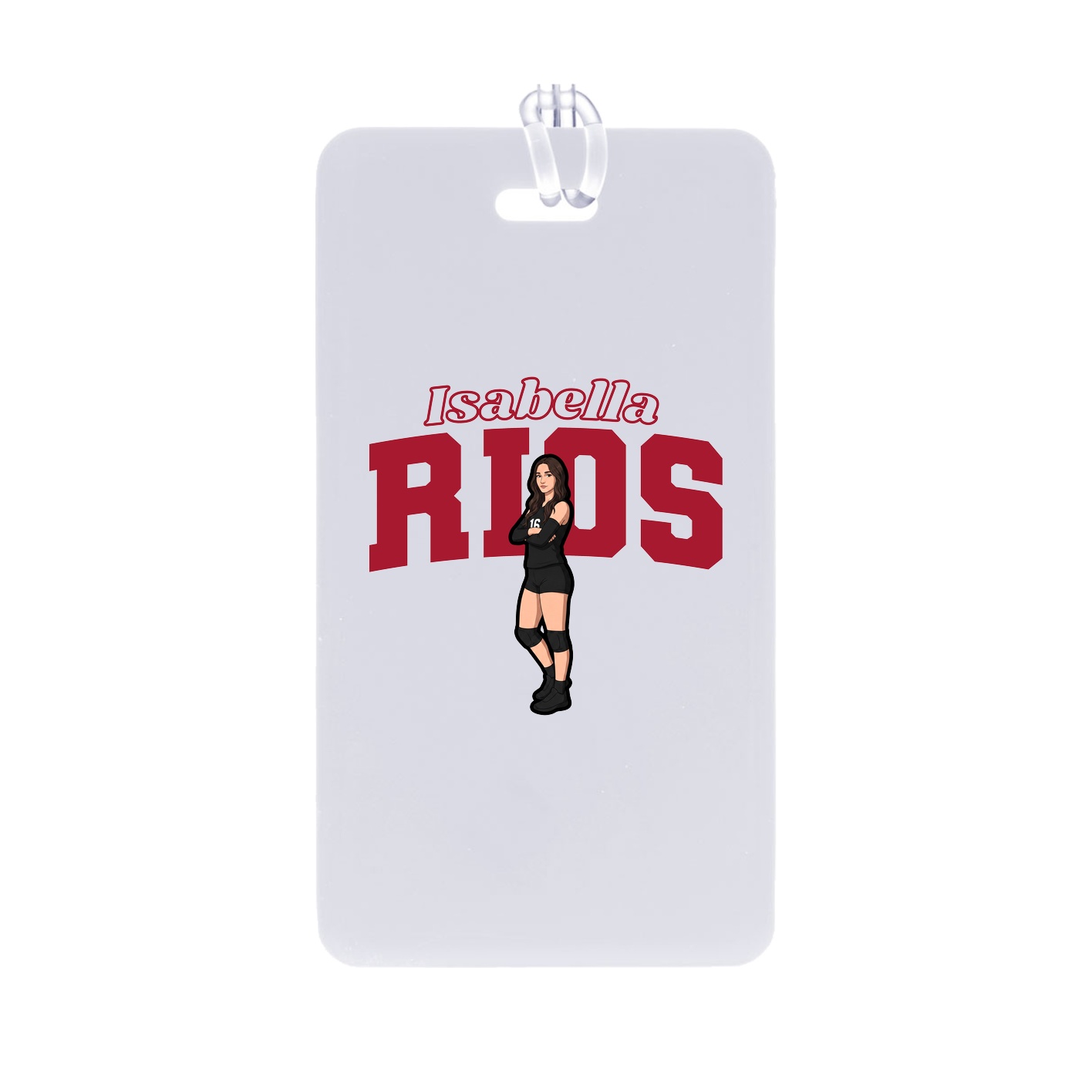 Bag Tag — Name Arch in Classic