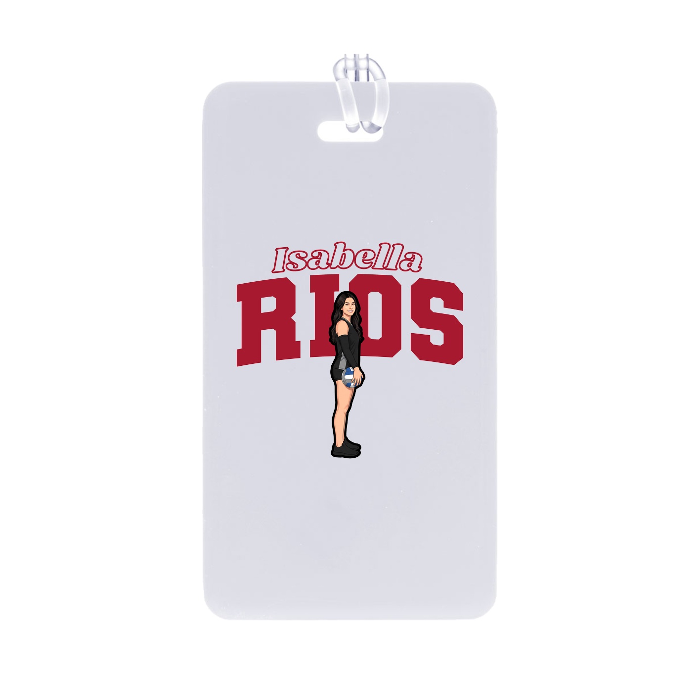 Bag Tag — Name Arch in Classic