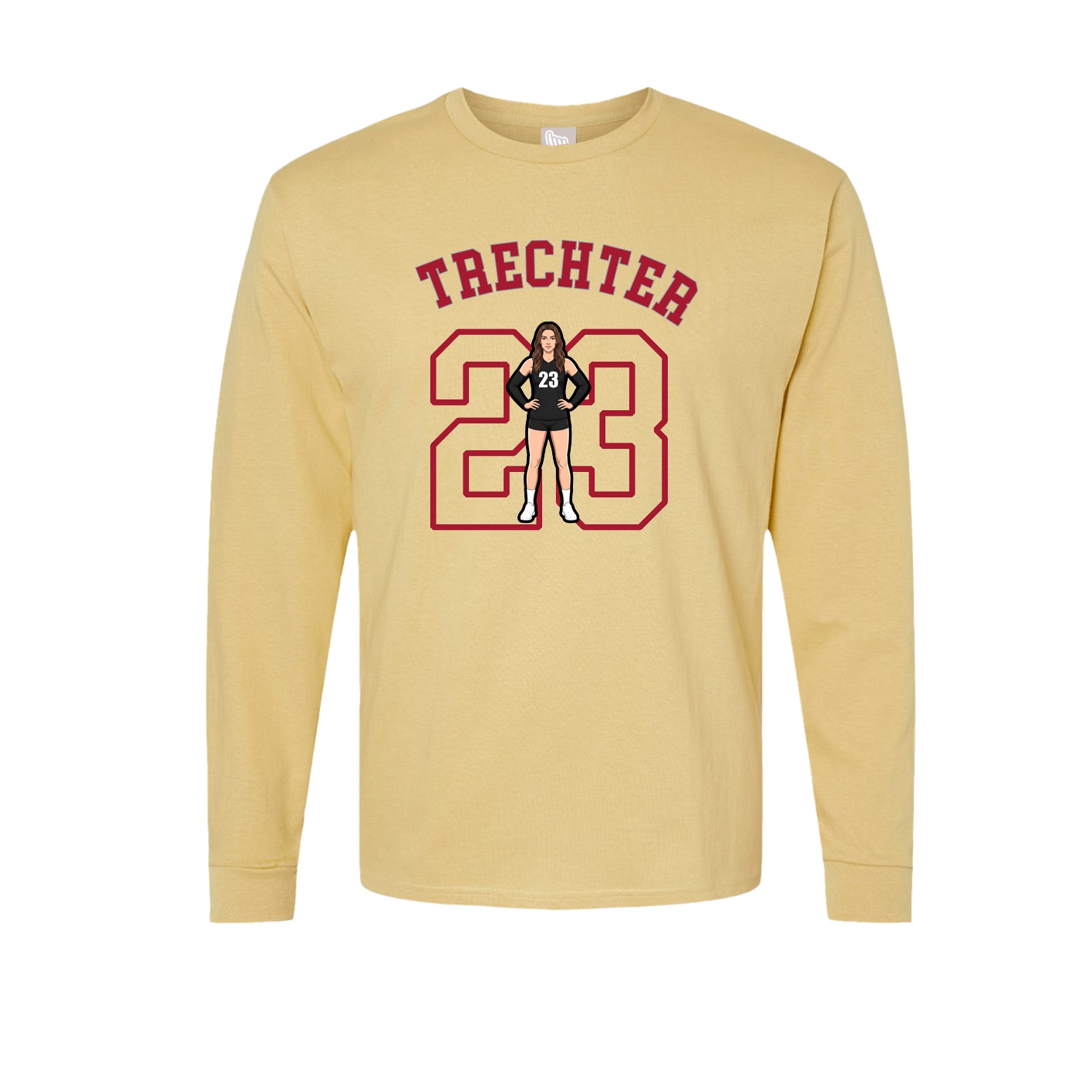Long Sleeve Tee — Shirsey Arch in Vegas Gold