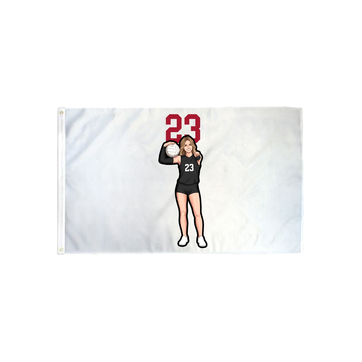 3x5 Flag — Number Top in Classic