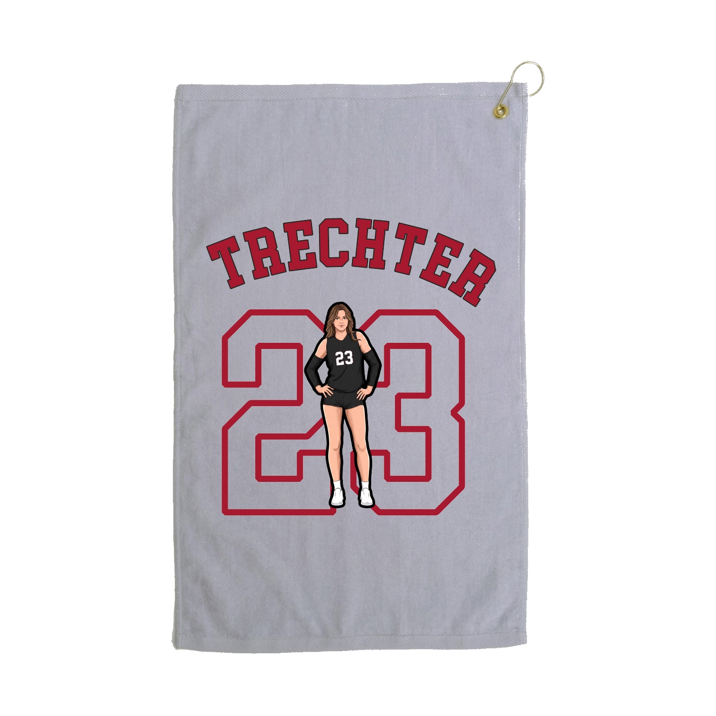 Golf Towel — Shirsey Arch in Grey