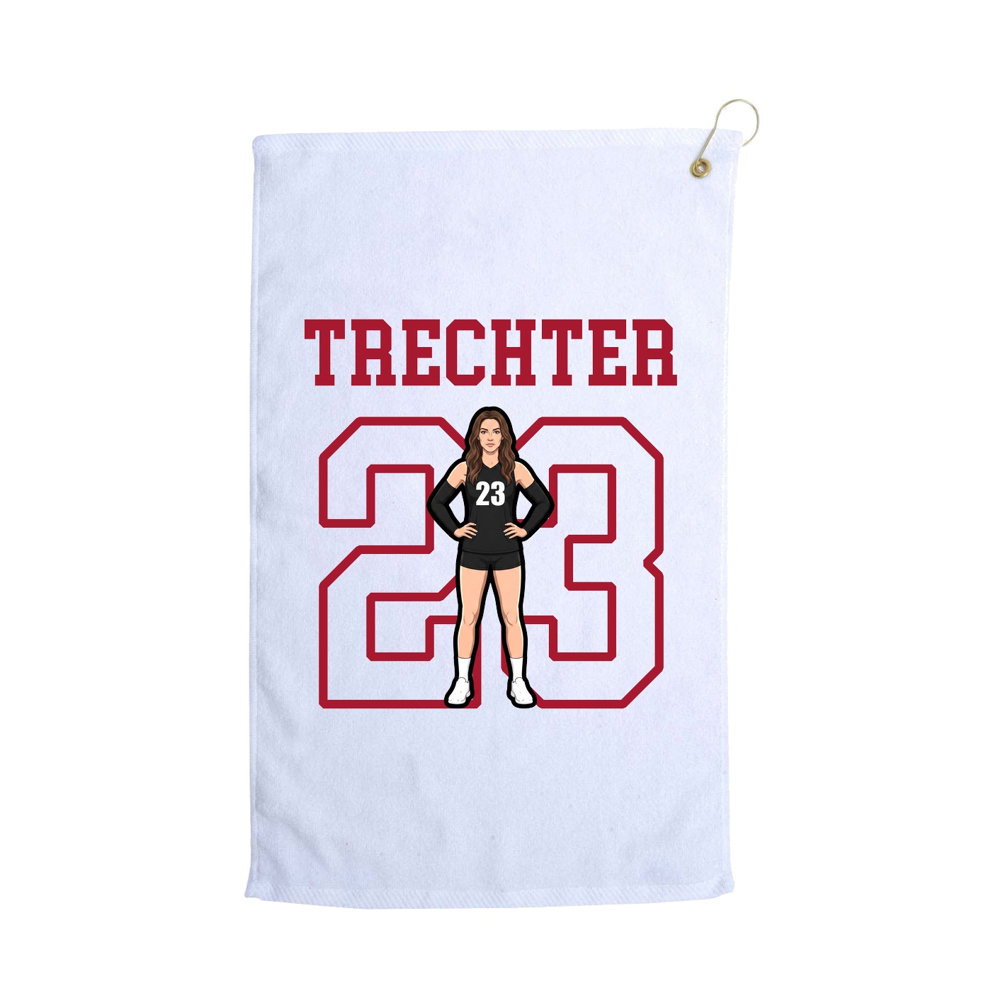 Golf Towel — Shirsey in White