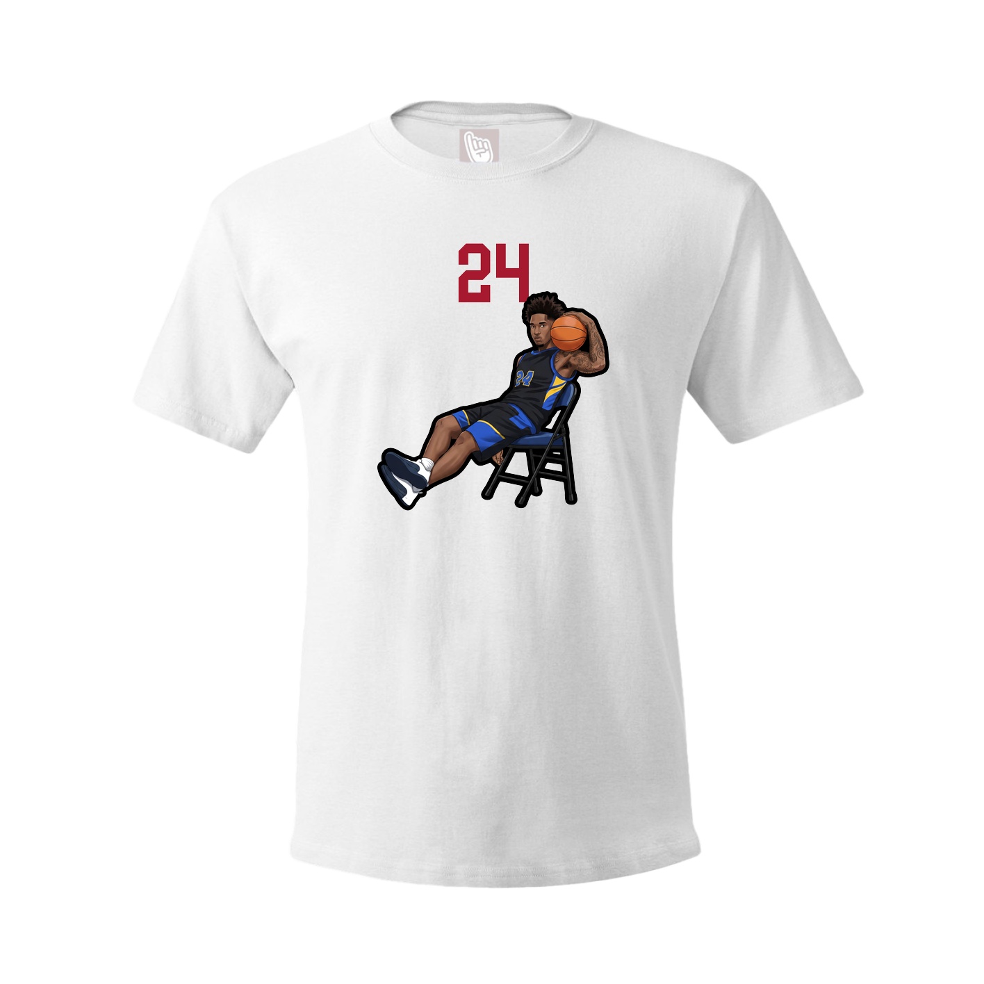 Tee — Number Top in White