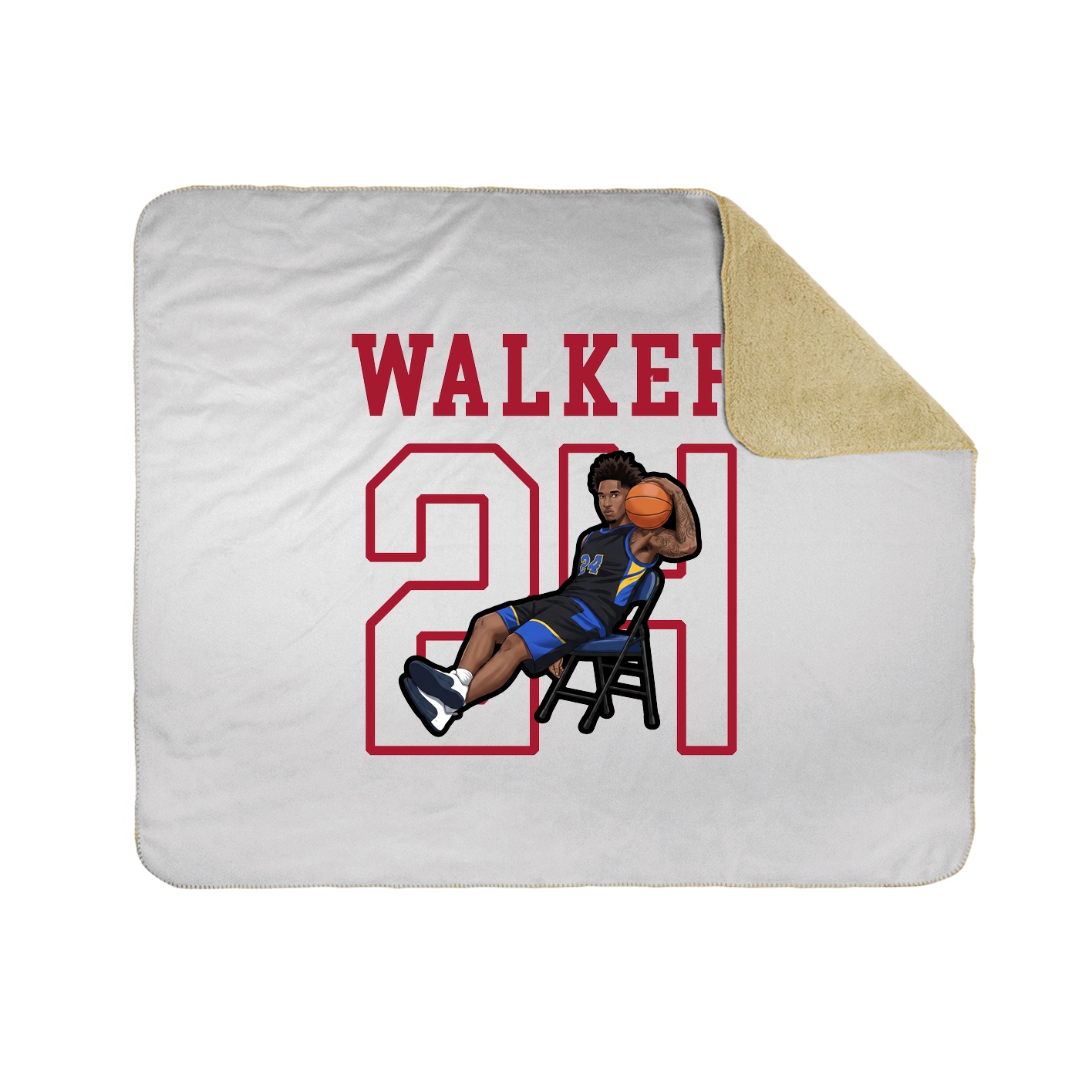 Throw Blanket — Shirsey in White
