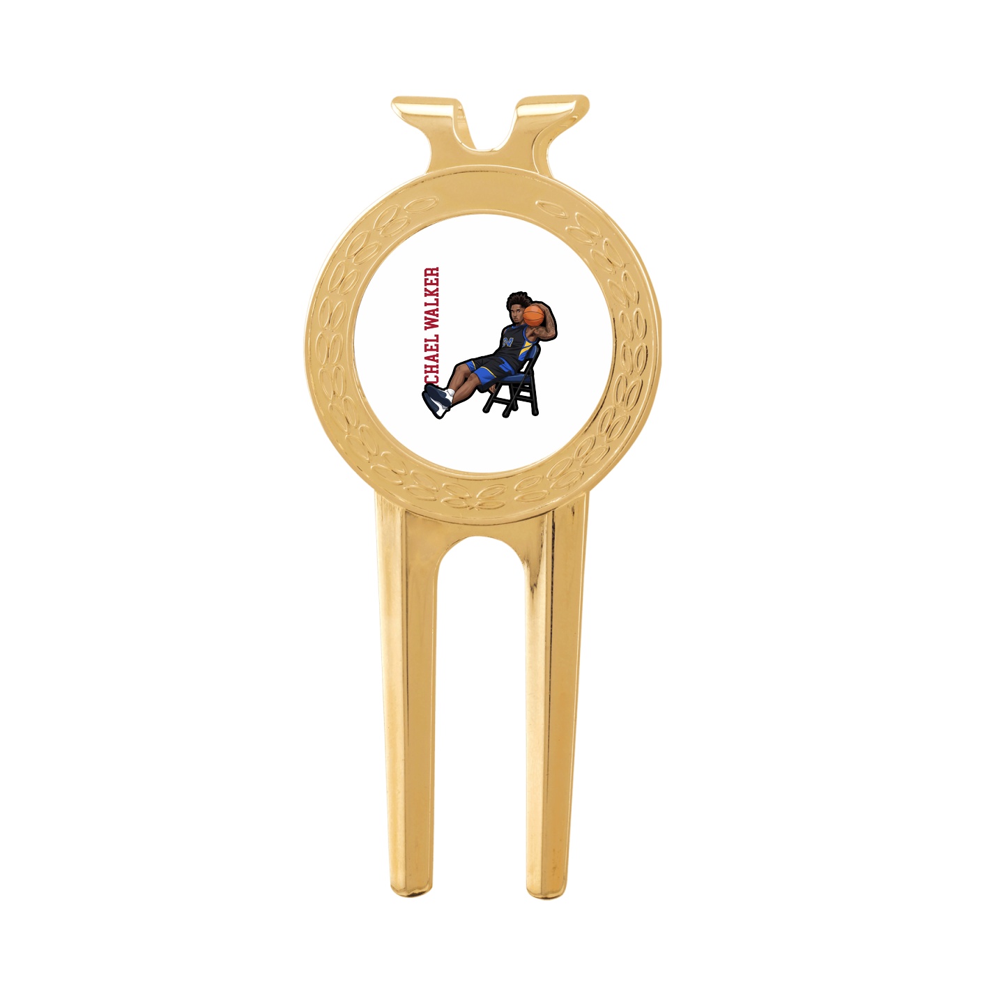 Divot Tool with Ball Marker — Name Vertical in Classic