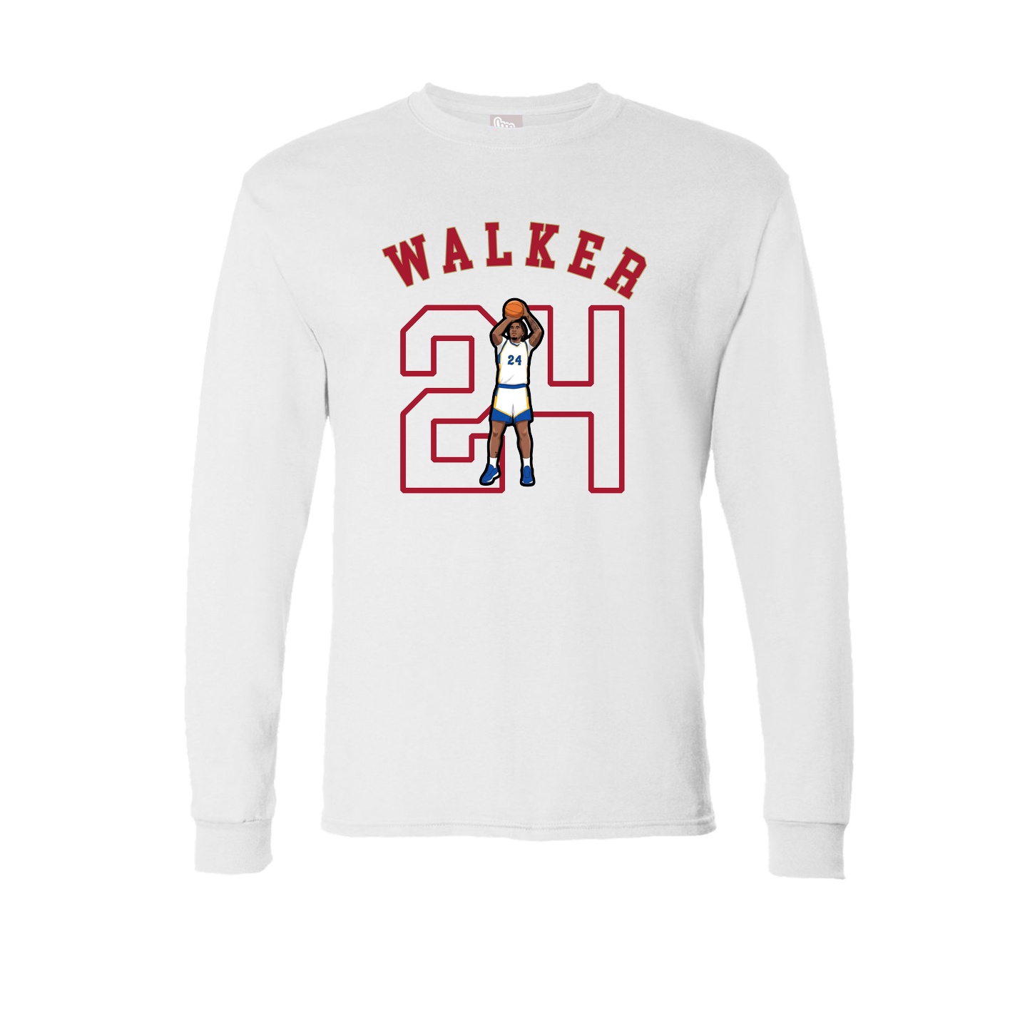 Long Sleeve Tee — Shirsey Arch in White