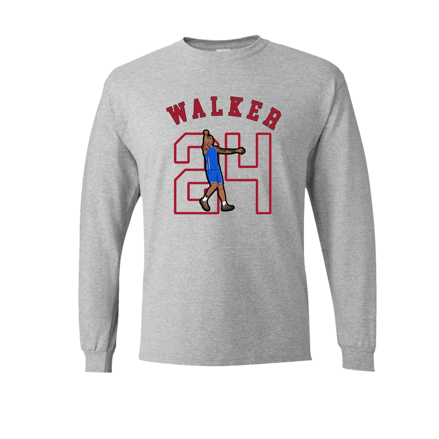 Long Sleeve Tee — Shirsey Arch in Grey