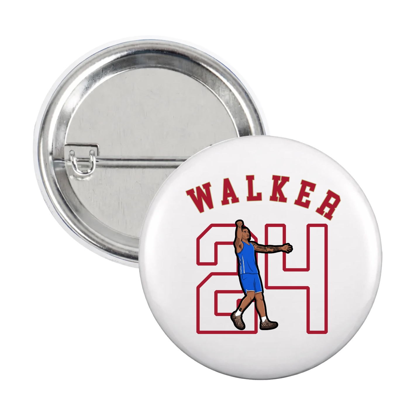 Game Day Button — Shirsey Arch in White