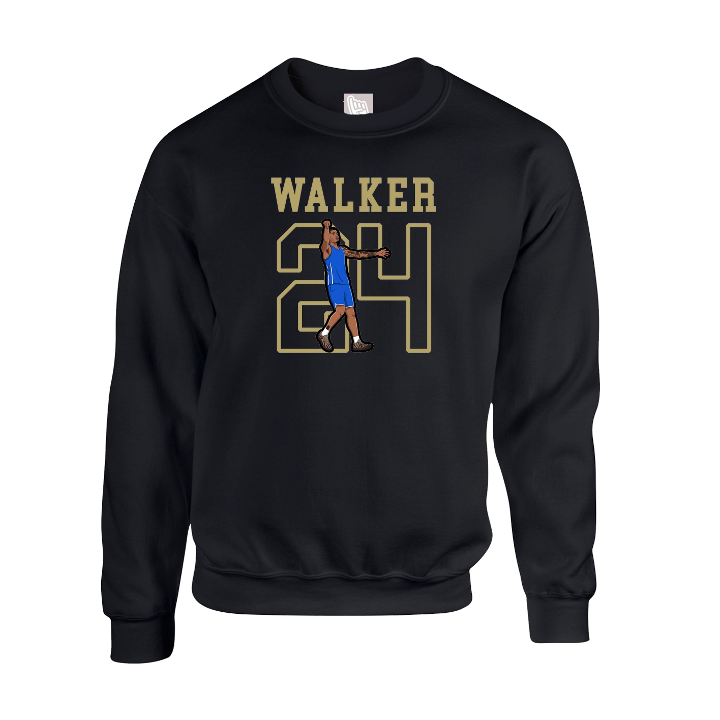 Fleece Crew — Shirsey in Black
