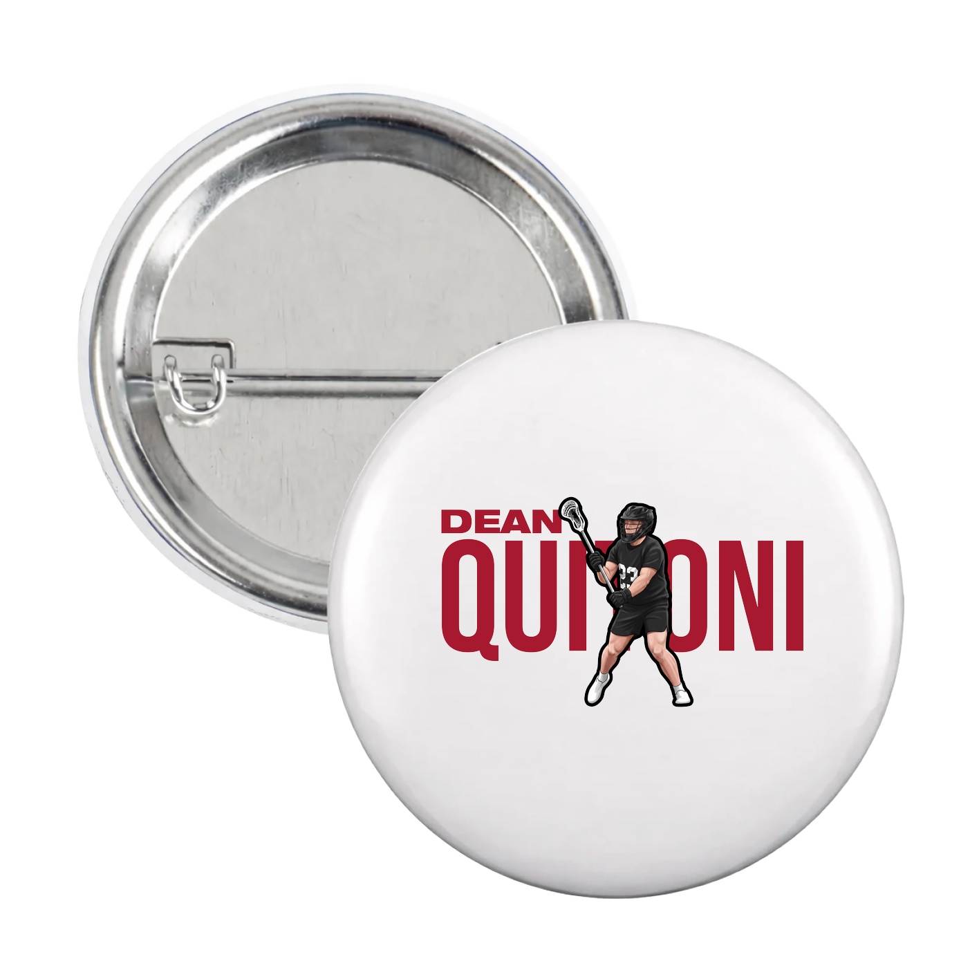 Game Day Button — Player Name in White