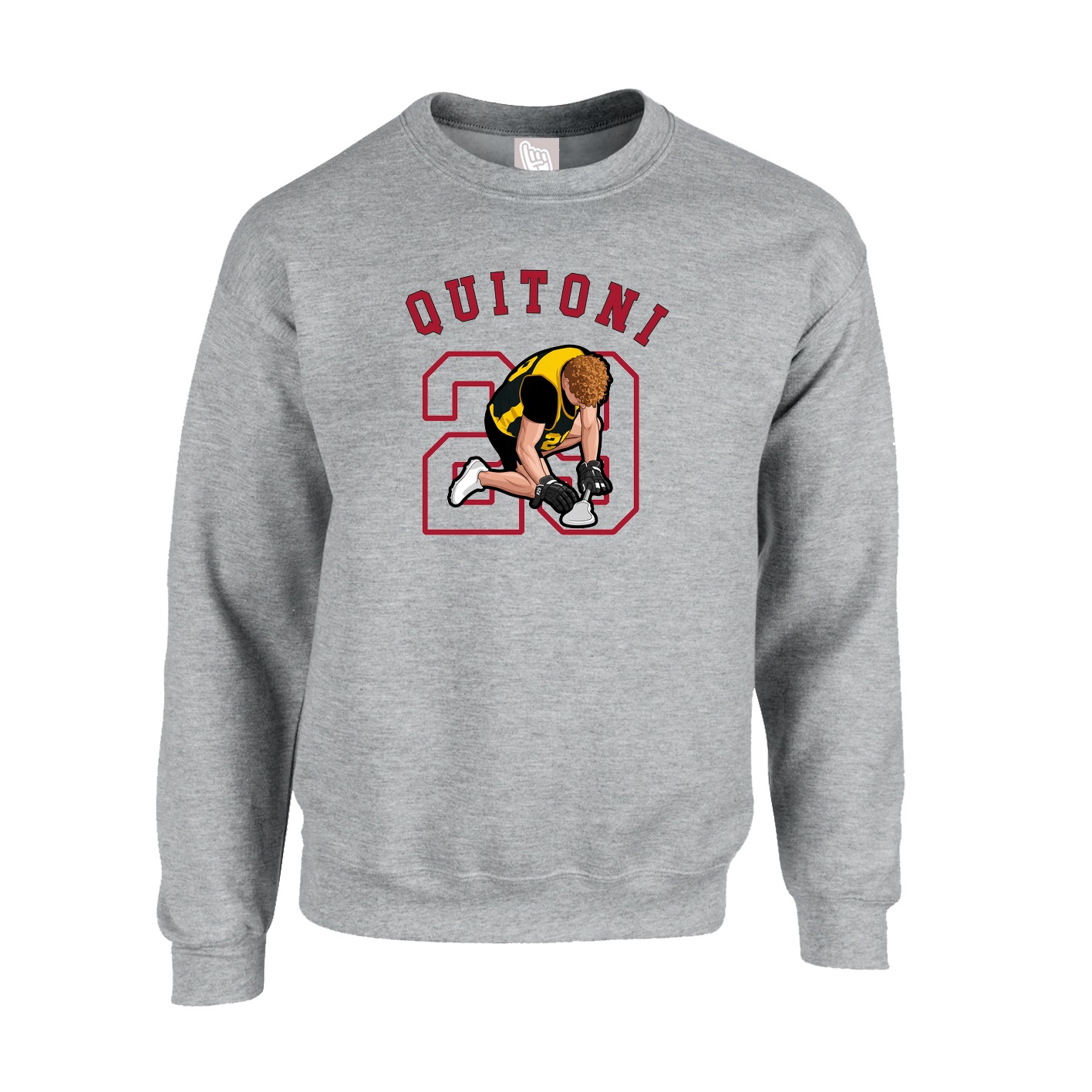 Fleece Crew — Shirsey Arch in Grey