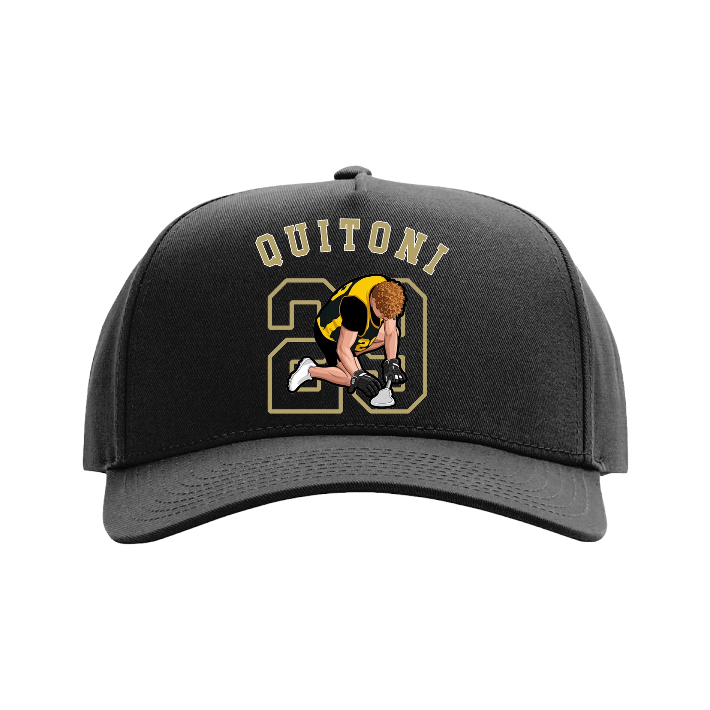 Full Fabric Five-Panel Champ Cap