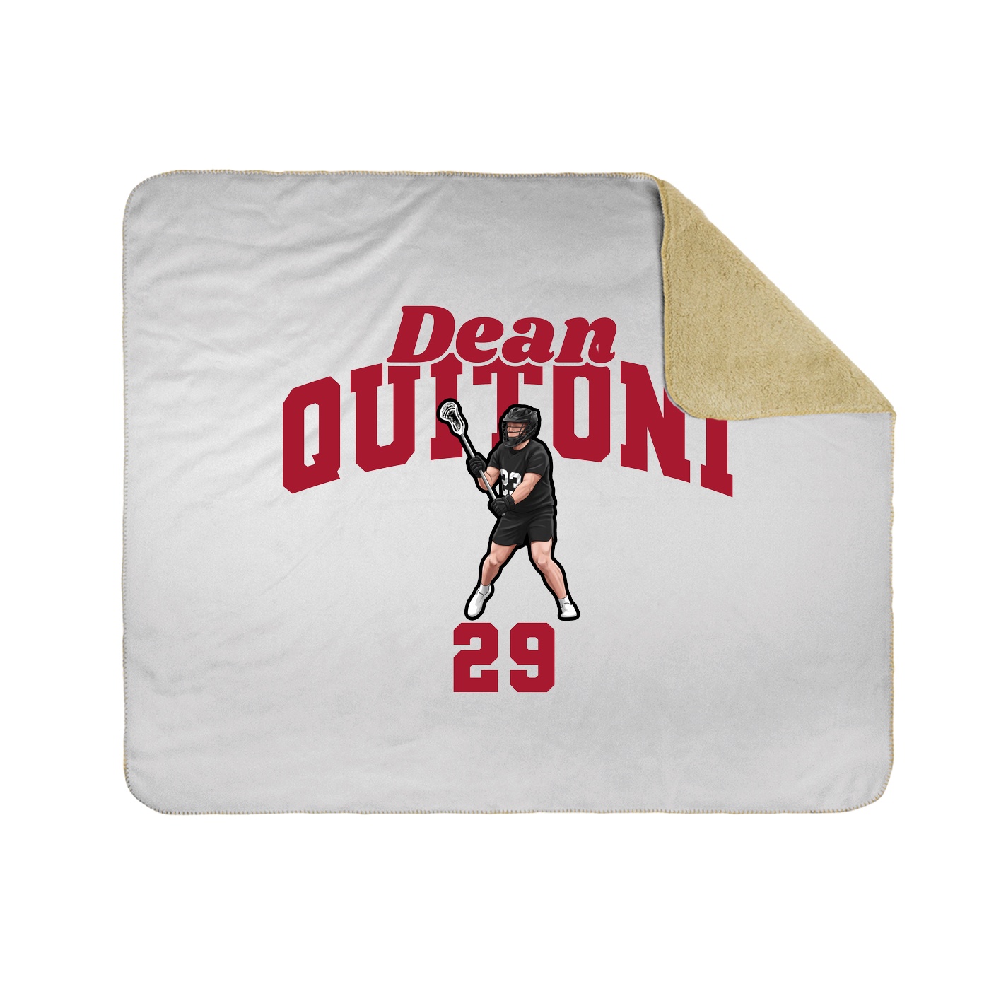Throw Blanket — Signature Arch in White