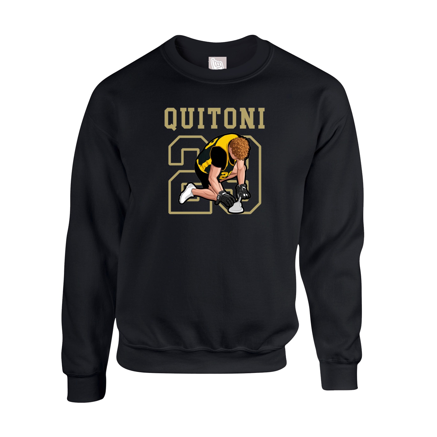Fleece Crew — Shirsey in Black