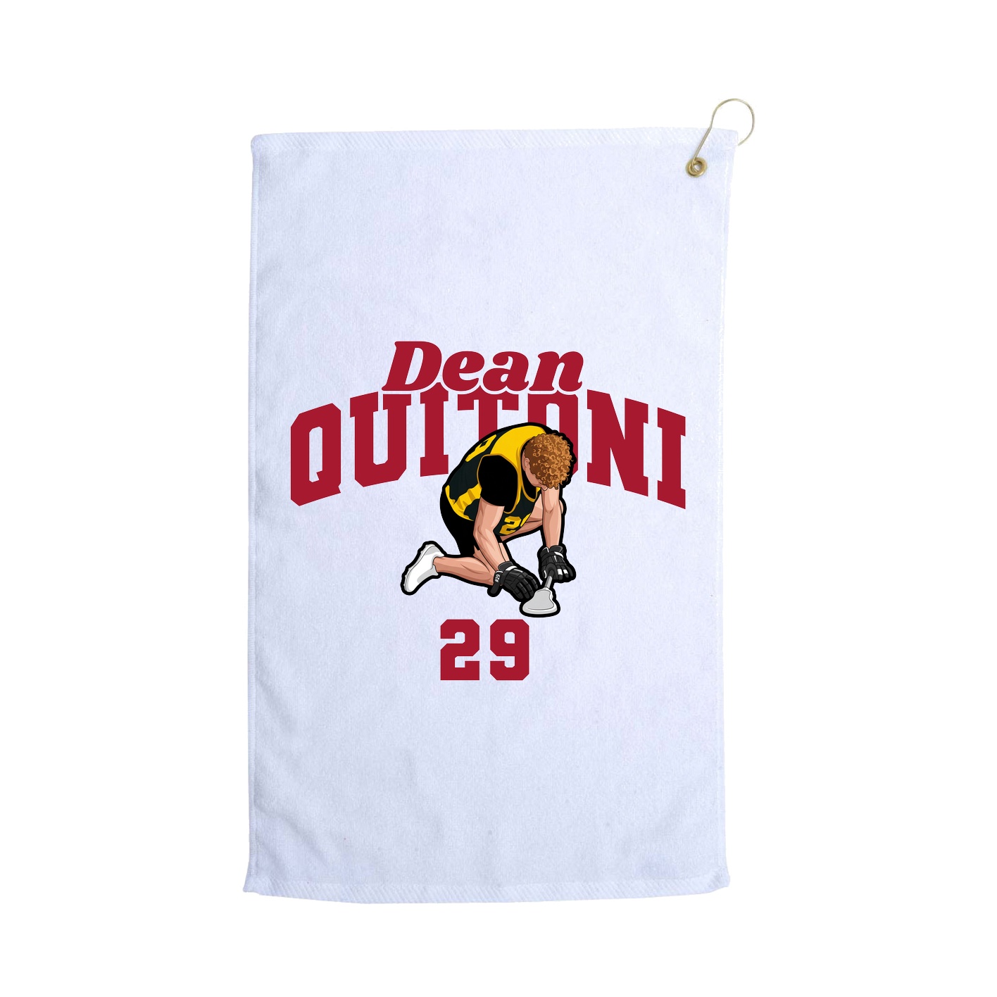 Golf Towel — Signature Arch in White