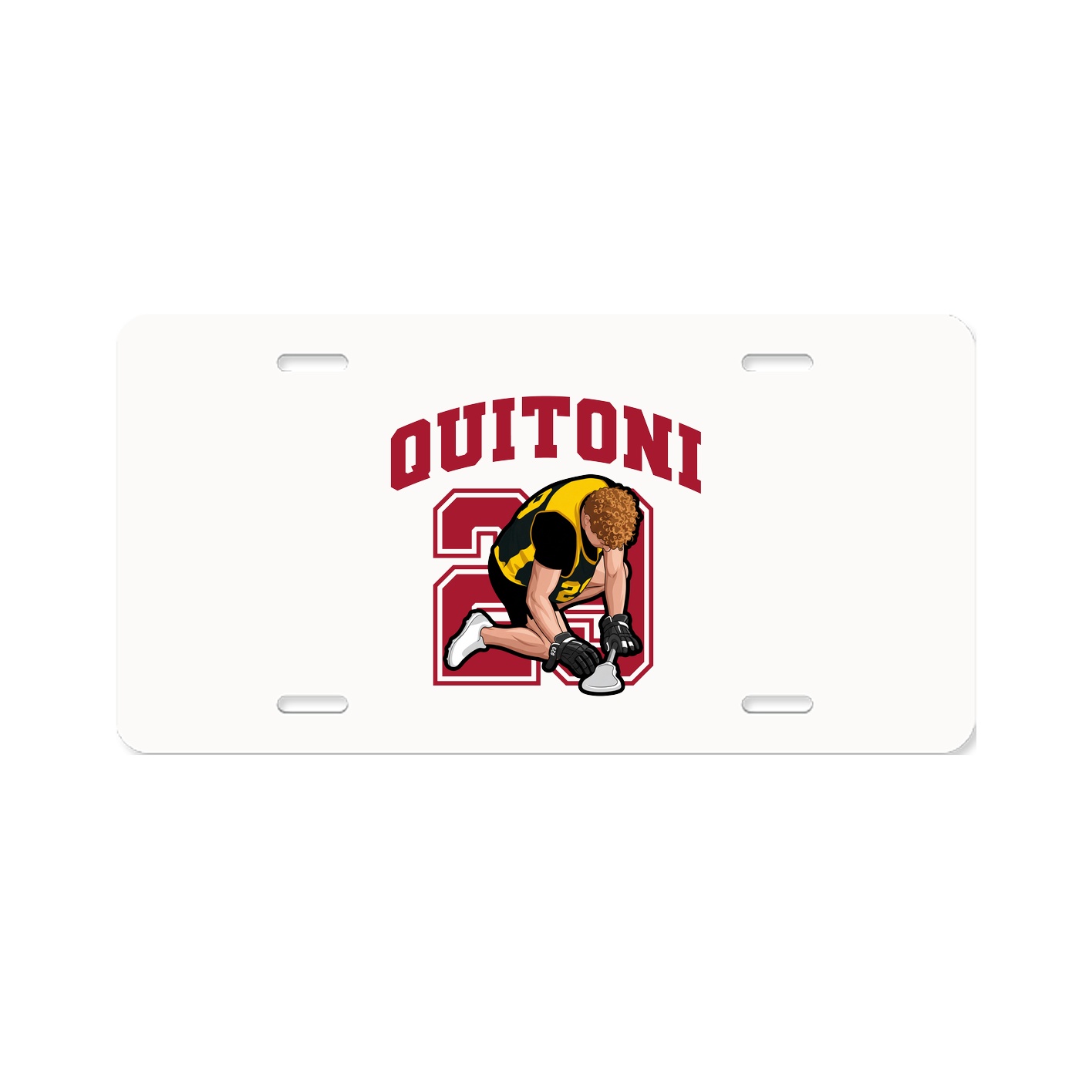 License Plate — Number in Classic