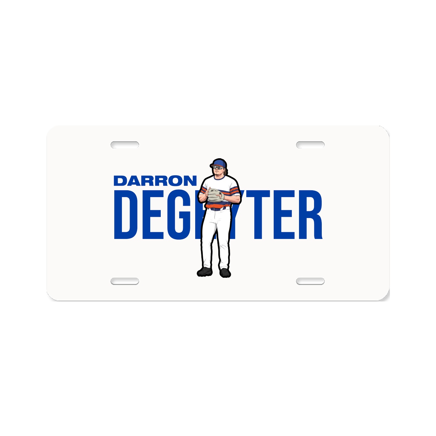 License Plate — Player Name in Classic