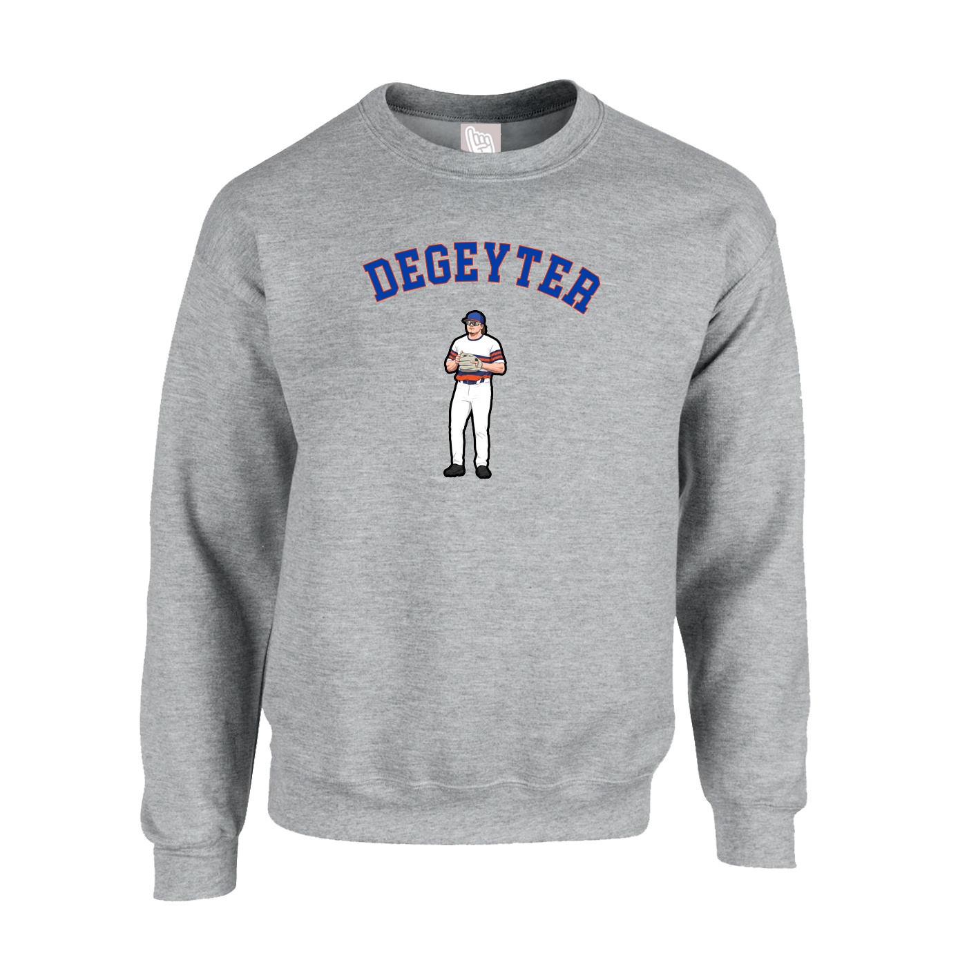 Fleece Crew — Shirsey Arch in Grey
