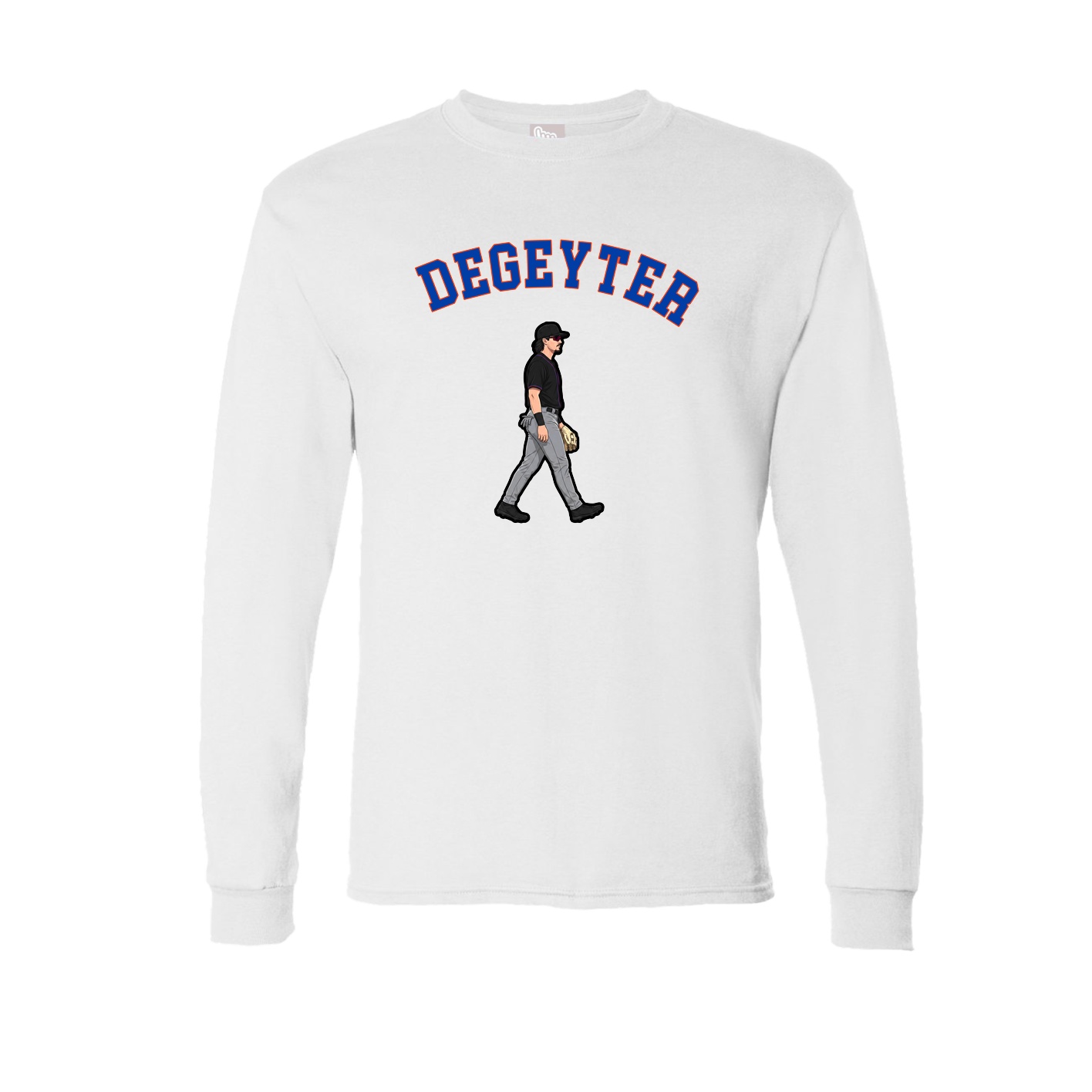 Long Sleeve Tee — Shirsey Arch in White
