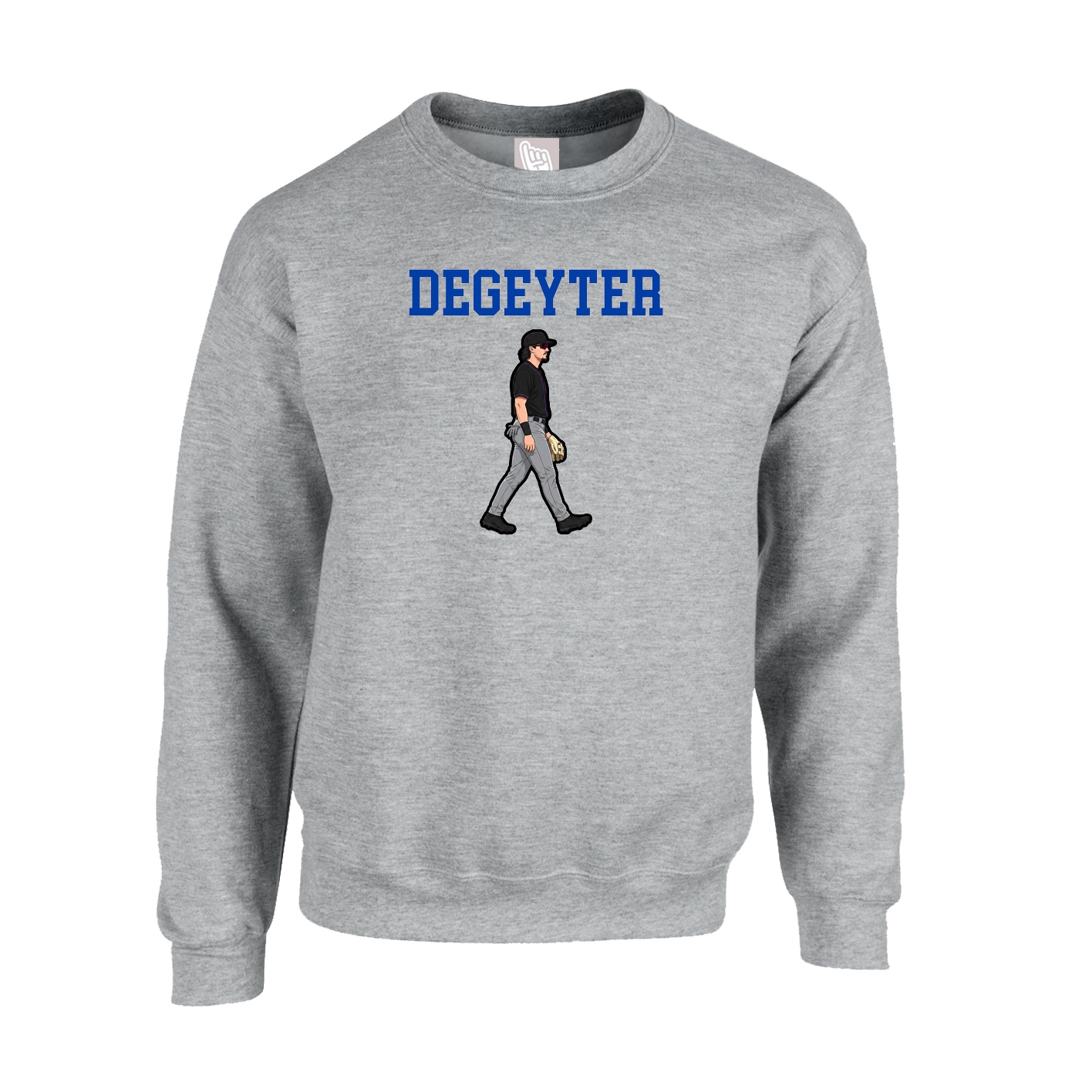 Fleece Crew — Shirsey in Grey