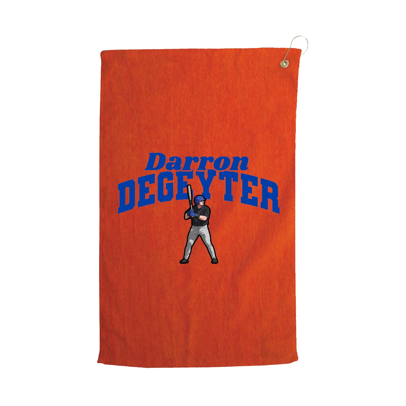 Golf Towel — Signature Arch in Orange
