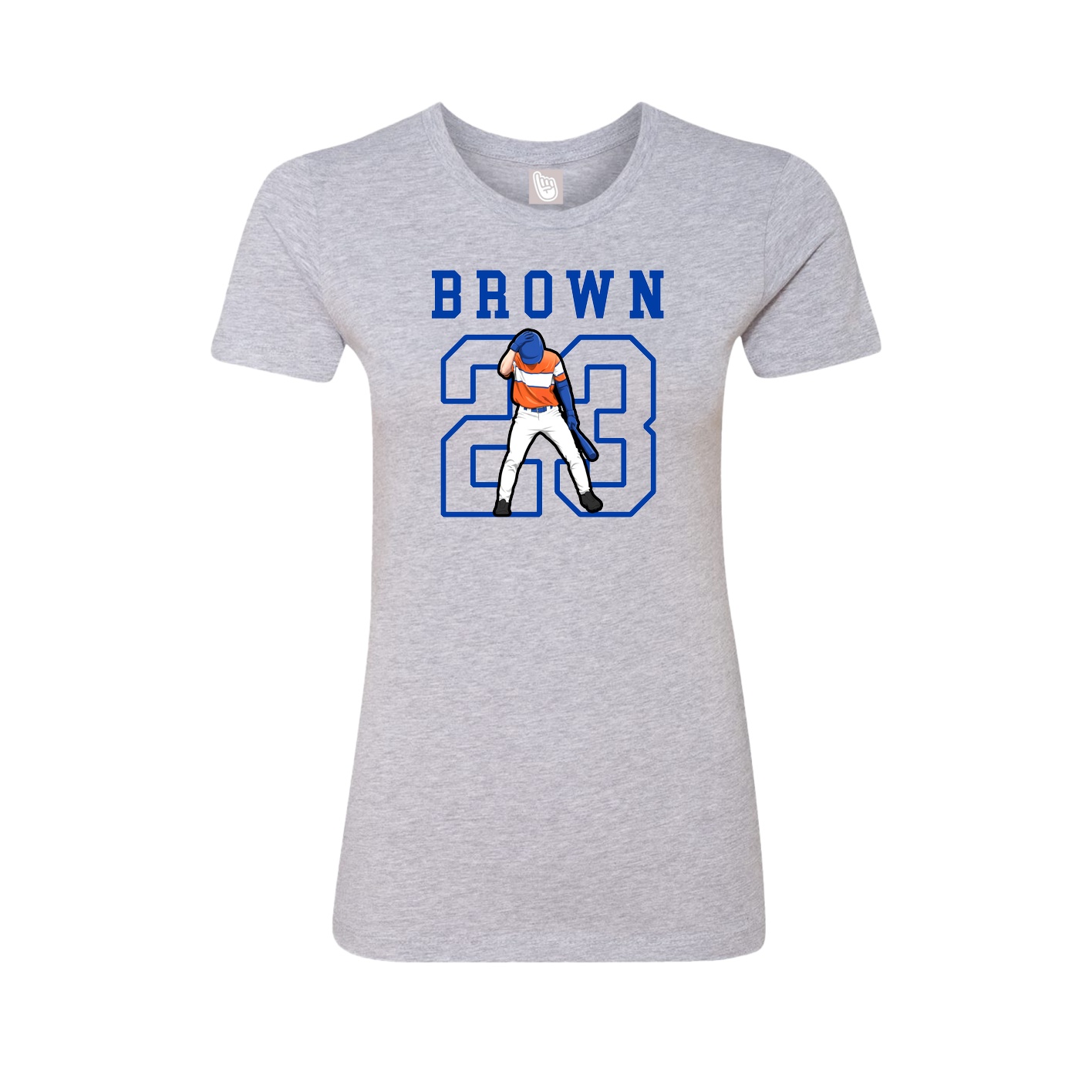 Fitted Women's Tee — Shirsey in Grey