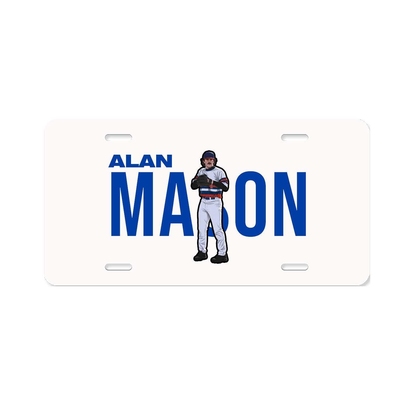 License Plate — Player Name in Classic