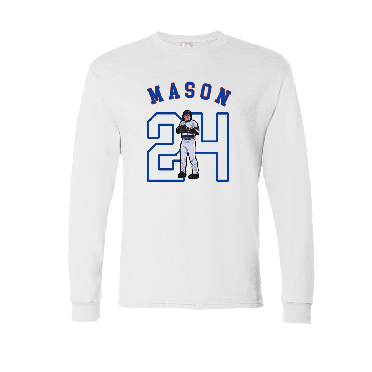 Long Sleeve Tee — Shirsey Arch in White