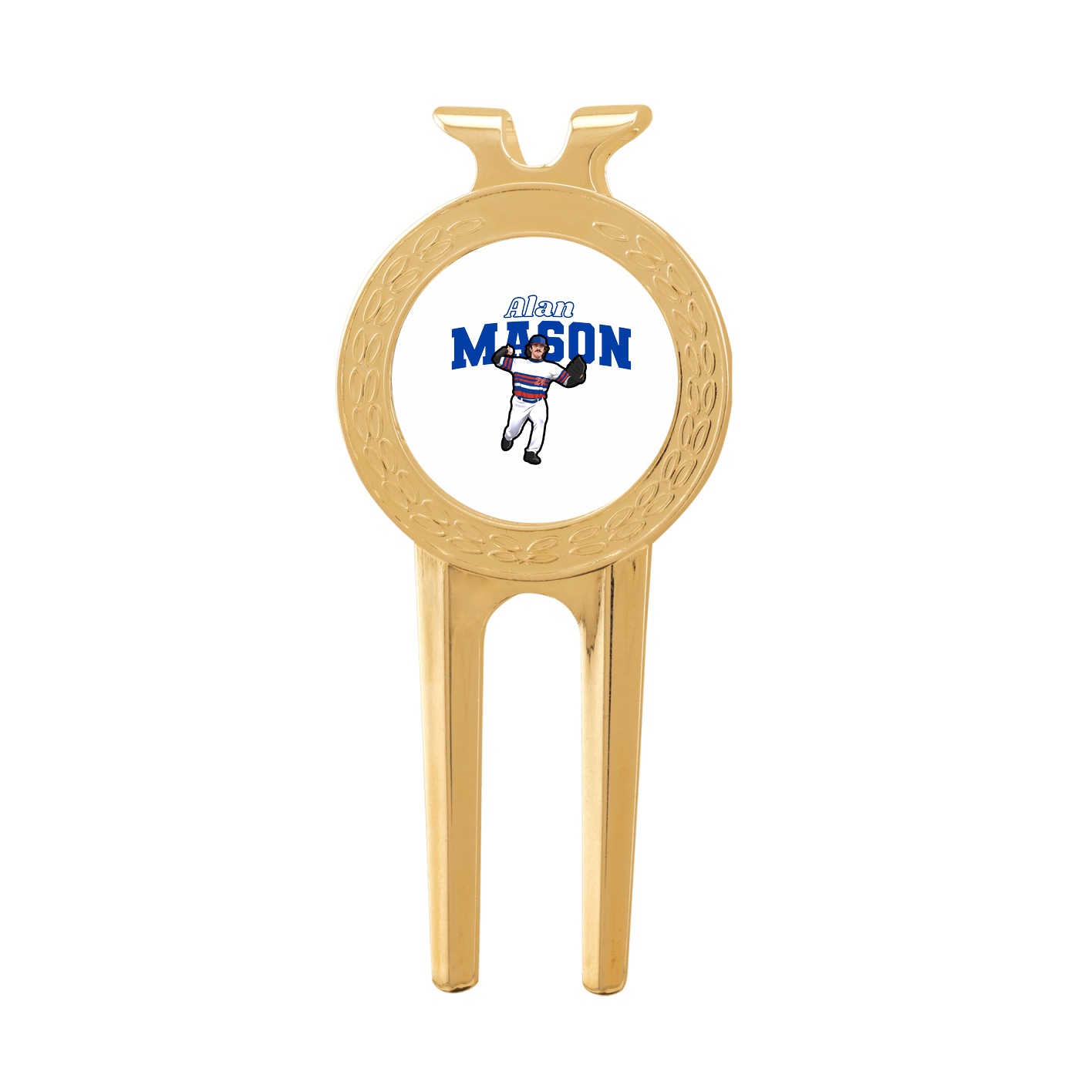 Divot Tool with Ball Marker — Name Arch in Classic